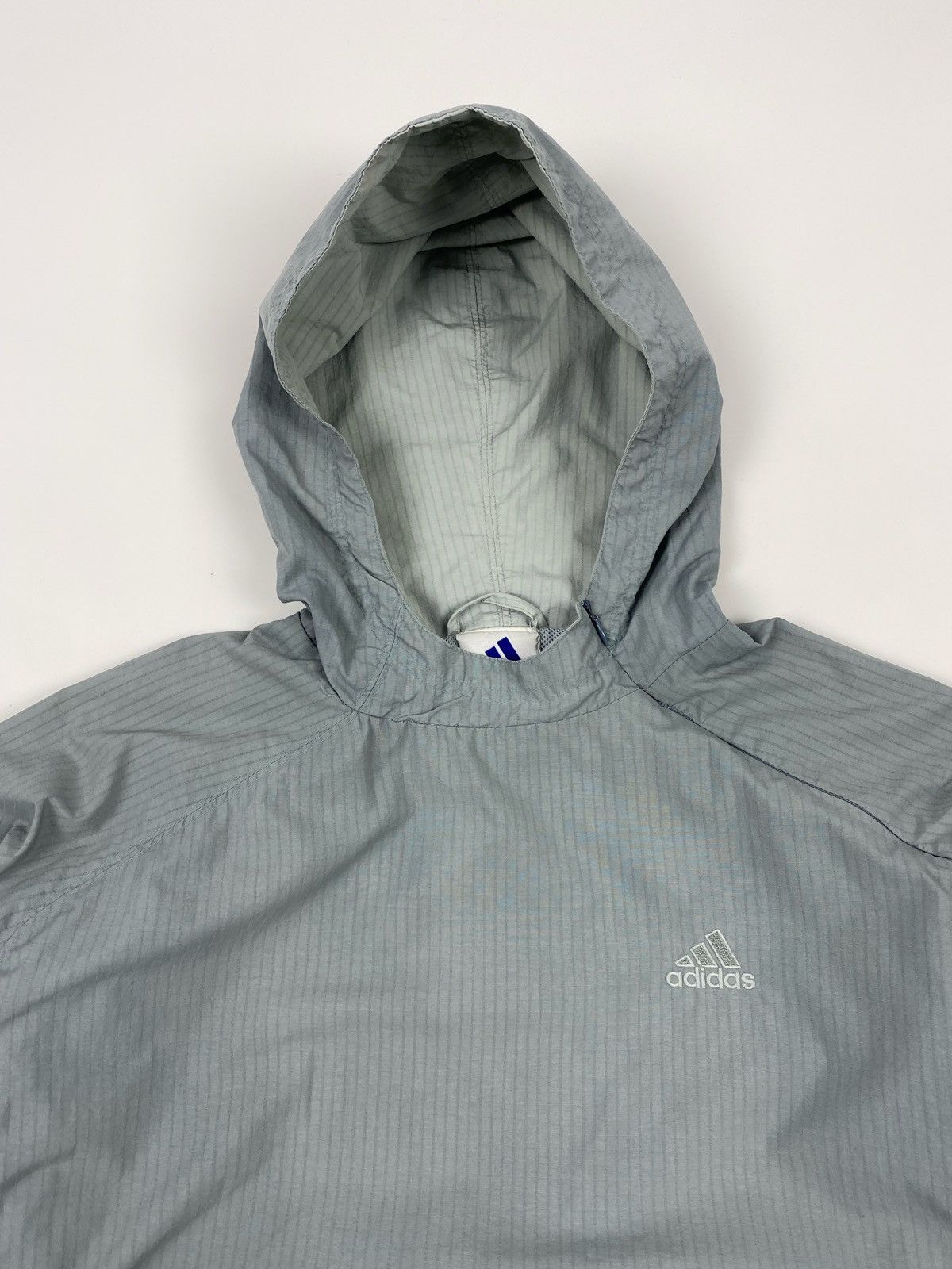 Adidas 2000’s Vintage Adidas Asymmetric Zip Anorak Size US M / EU 48-50 / 2 - 2 Thumbnail