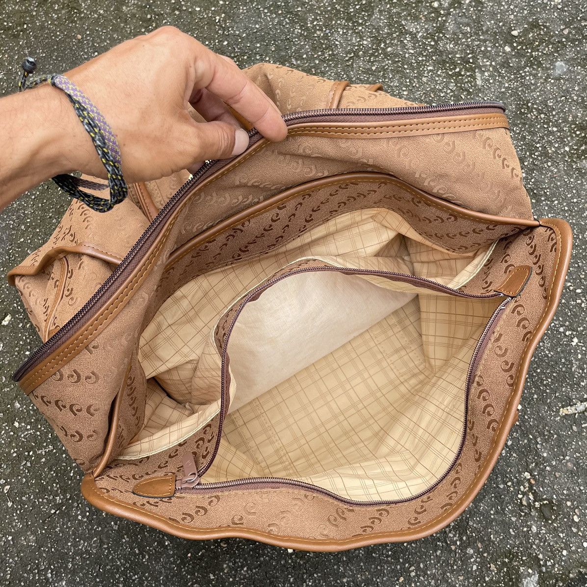 Japanese Brand × Vintage Vintage Ace Japan Monogram Luggage/Travel Bag Size ONE SIZE - 12 Thumbnail