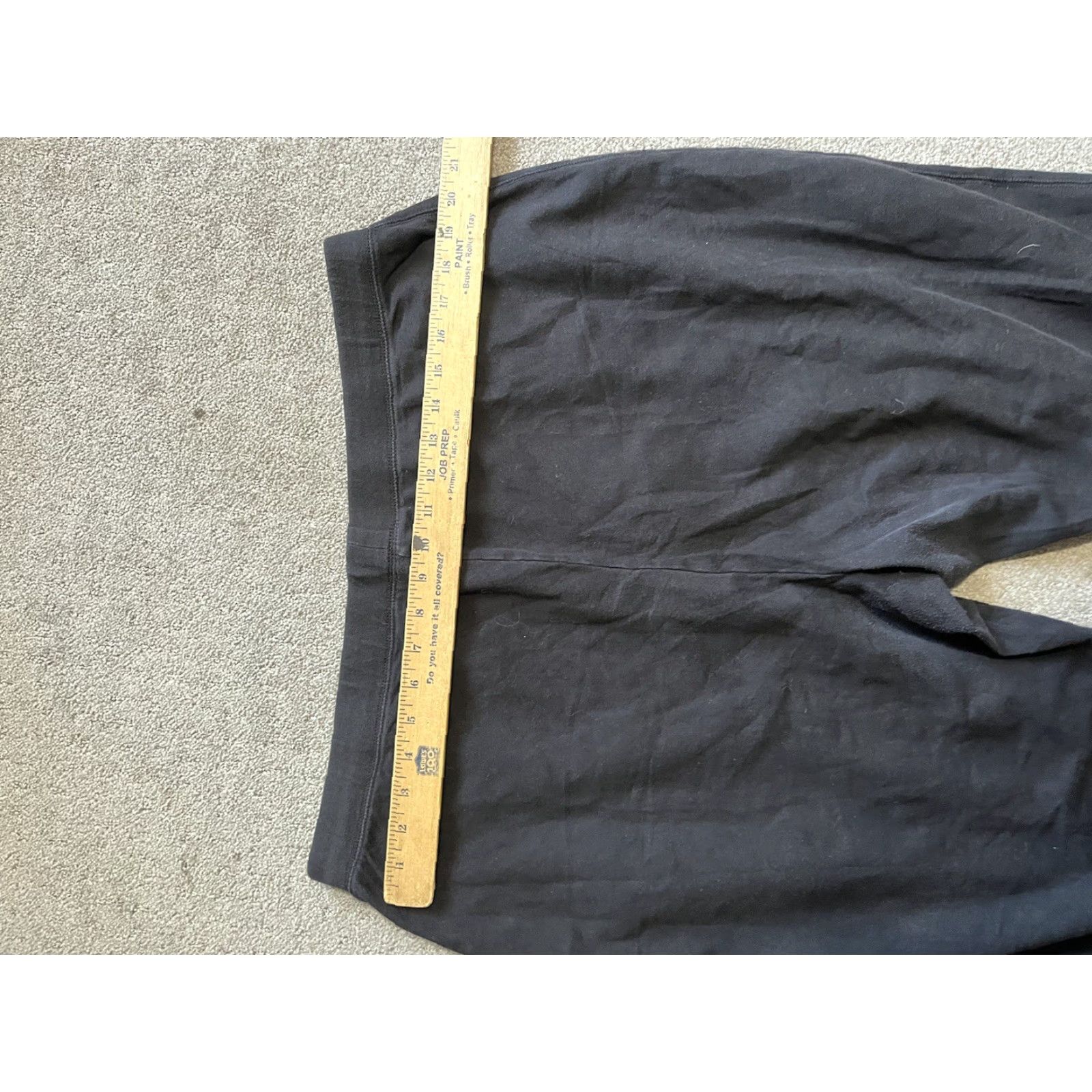 Vintage Style & Co Woman’s Black Stretch Capris Size Large Size ONE SIZE - 5 Thumbnail