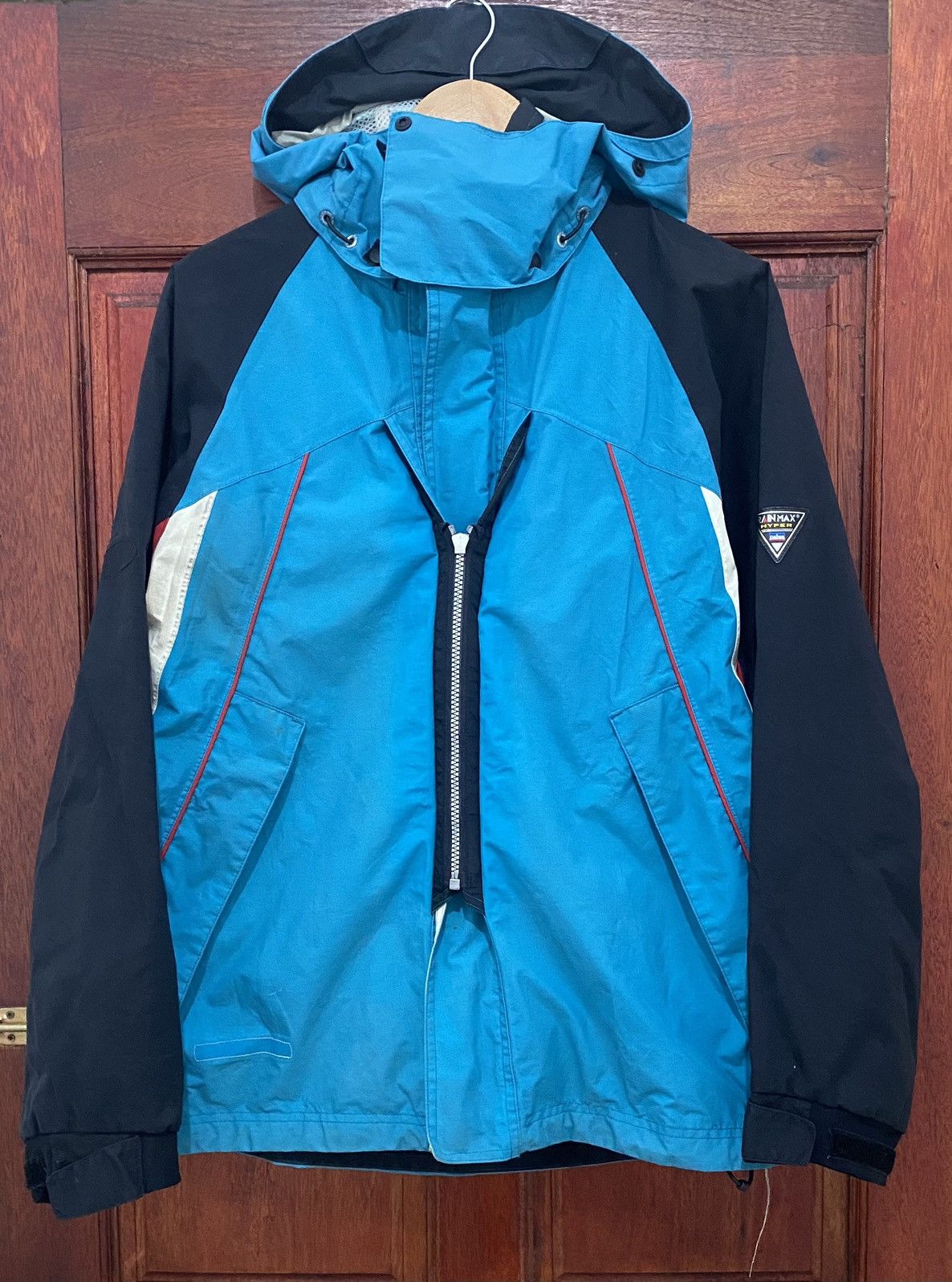 DAIWA × Japanese Brand Vintage Daiwa Rainmax Hyper Colour Block Jacket Size US L / EU 52-54 / 3 - 3 Thumbnail