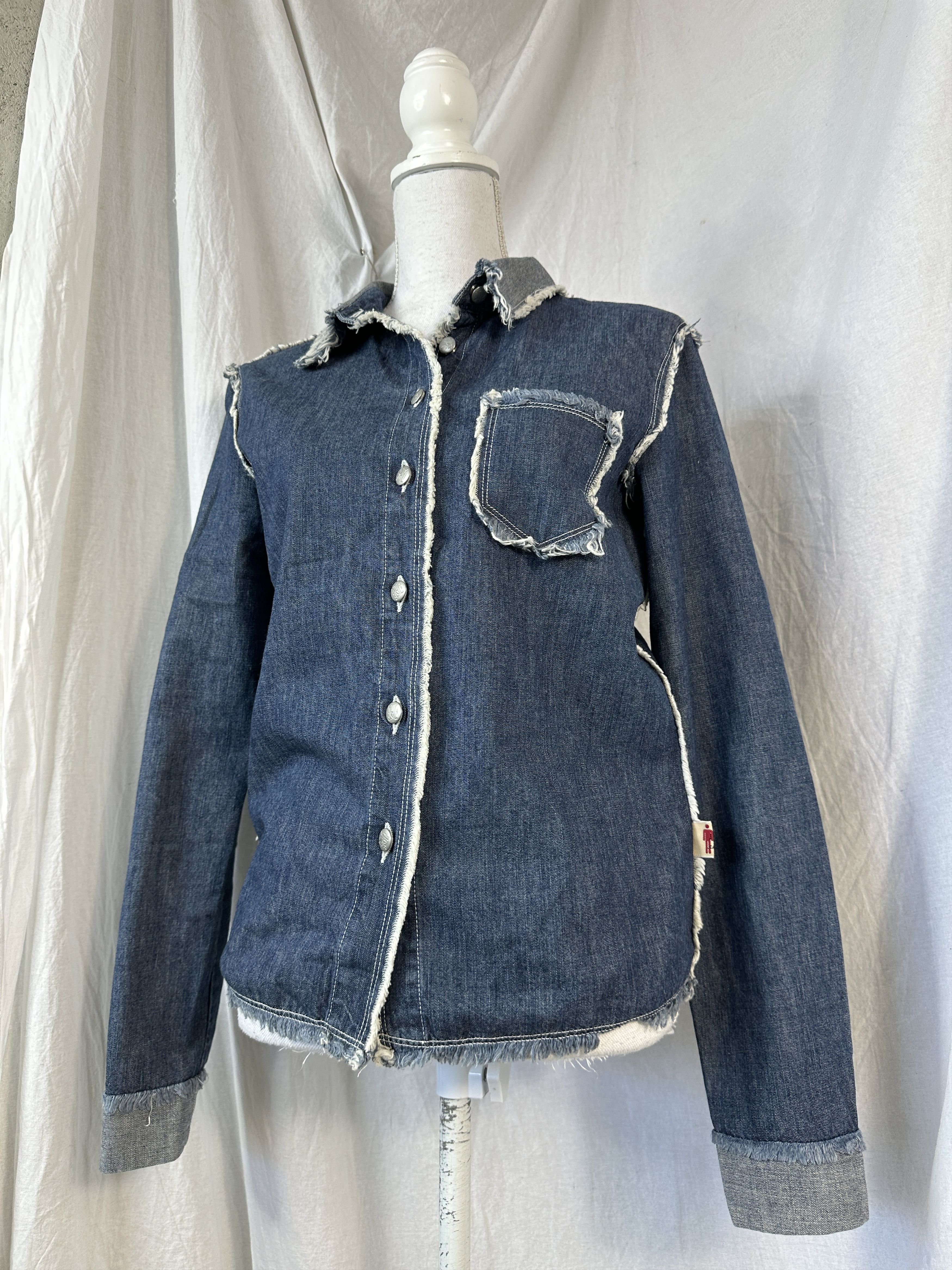 Jean Paul Gaultier × Vintage Jean Paul Gaultier Denim Shirt Size US M / EU 48-50 / 2 - 5 Thumbnail