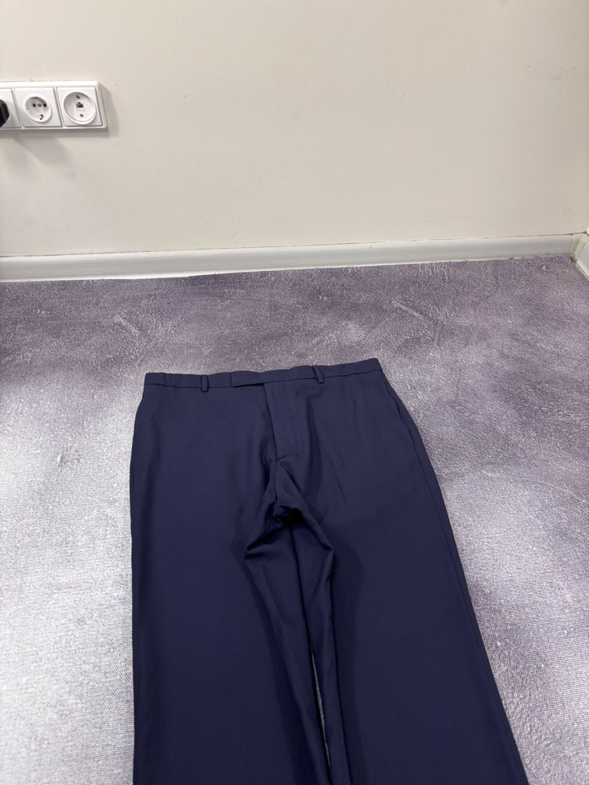 Hackett Hackett Men’s Navy Blue Wool Dress Pants Trousers Size US 34 / EU 50 - 4 Thumbnail