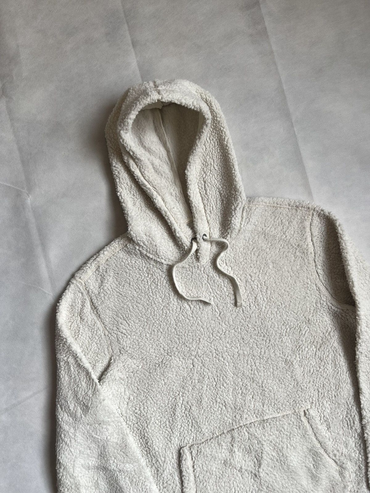 Gap Gap Fleece Sherpa Lining White Pullover Hoodie Size US S / EU 44-46 / 1 - 5 Thumbnail