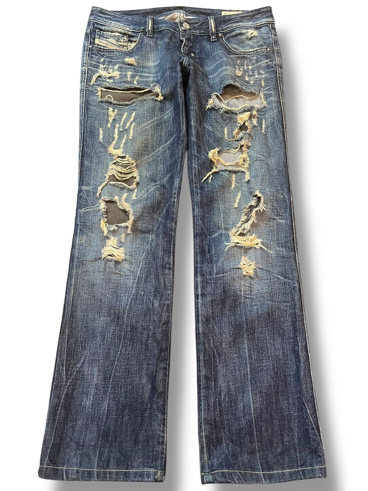 Diesel Vintage Diesel Lhela Ripped Distressed Denim Size US 31 - 1 Thumbnail