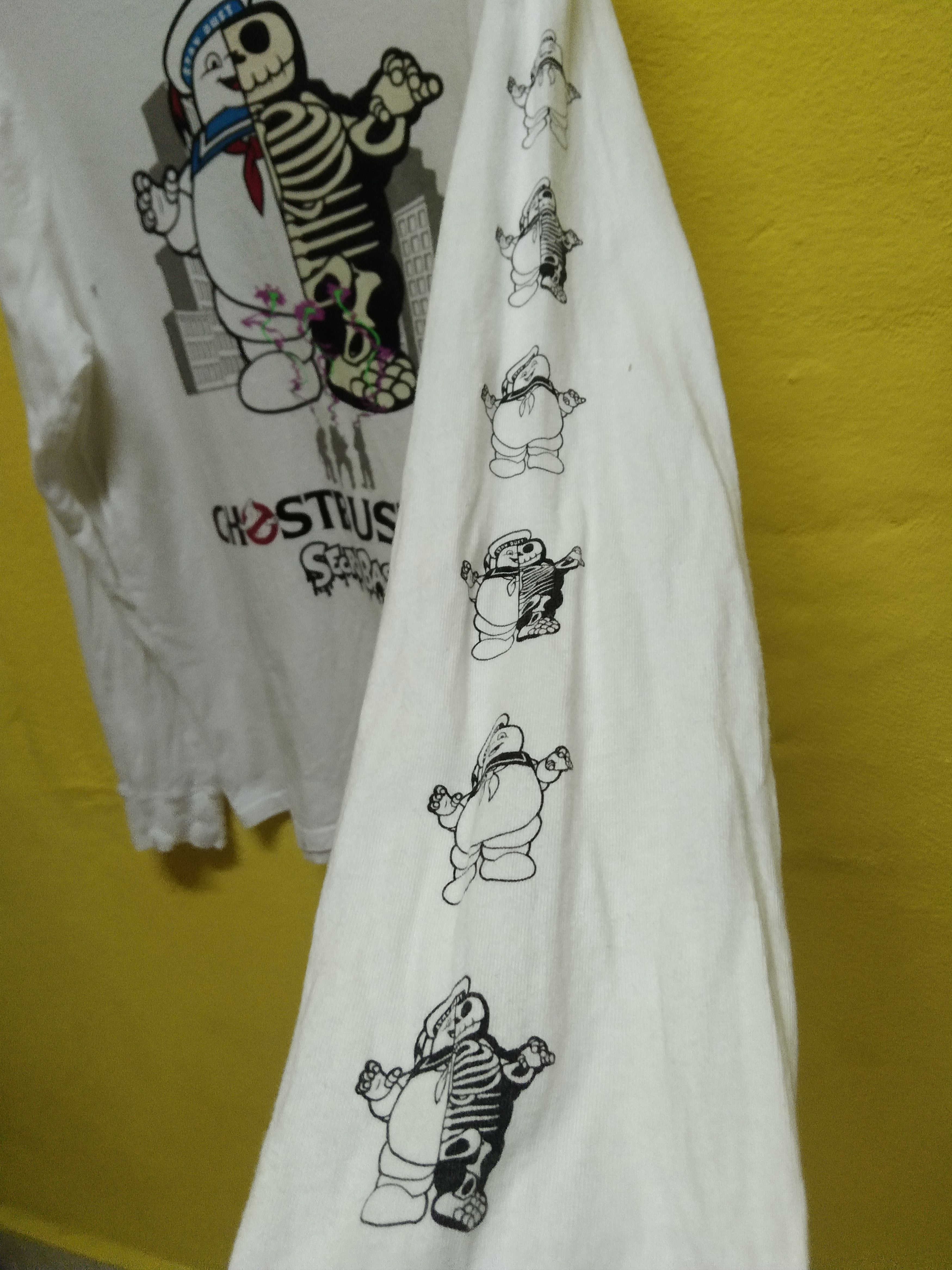 Vintage Ghostbusters Secret Base Long Sleeve Shirt Size US M / EU 48-50 / 2 - 4 Thumbnail