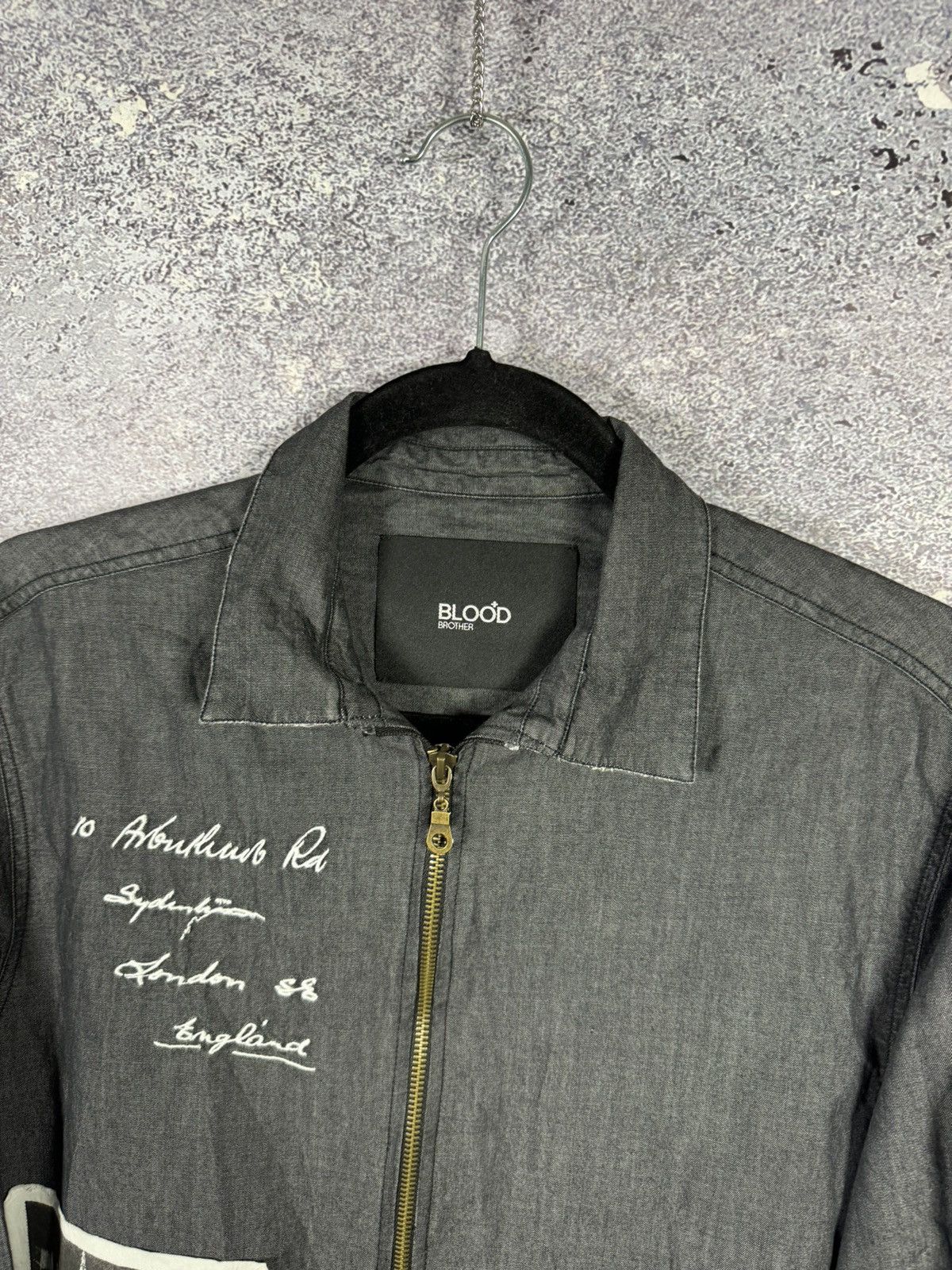 Blood Brother Blood Brother Patch Overshirt Gray Men’s Shirt Large Size US L / EU 52-54 / 3 - 5 Thumbnail