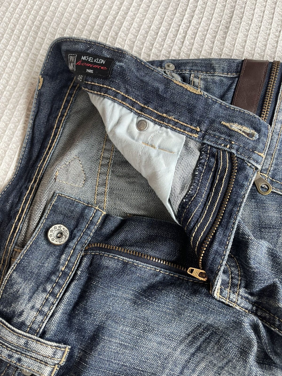 If Six Was Nine × Japanese Brand × Michel Klein Vintage’90s🔥MICHEL KLEIN🔥Side Pocket Bootcut Jeans Size US 31 - 11 Thumbnail