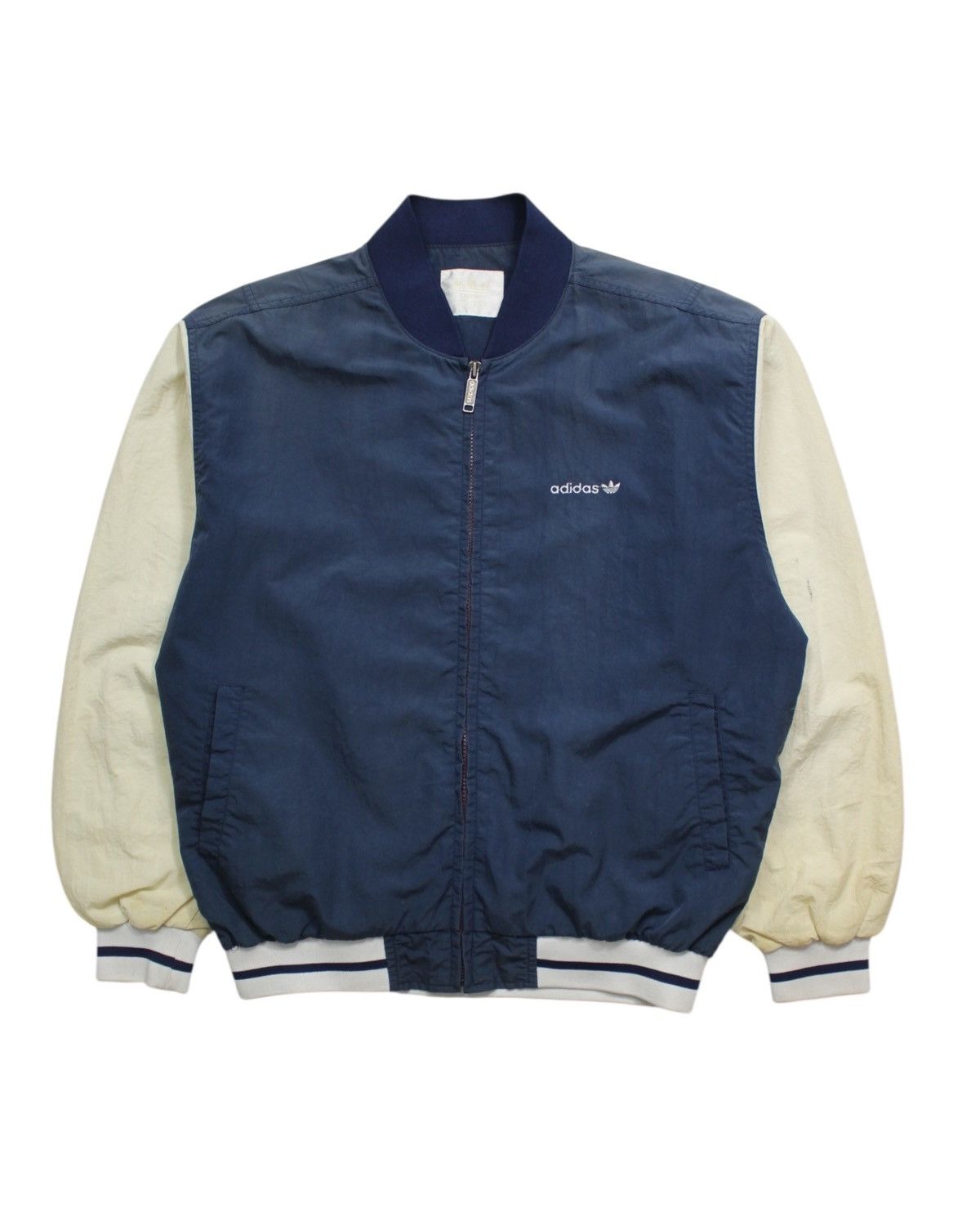 Adidas × Vintage 1990S ADIDAS NYLON VARSITY JACKET Size US L / EU 52-54 / 3 - 1 Thumbnail