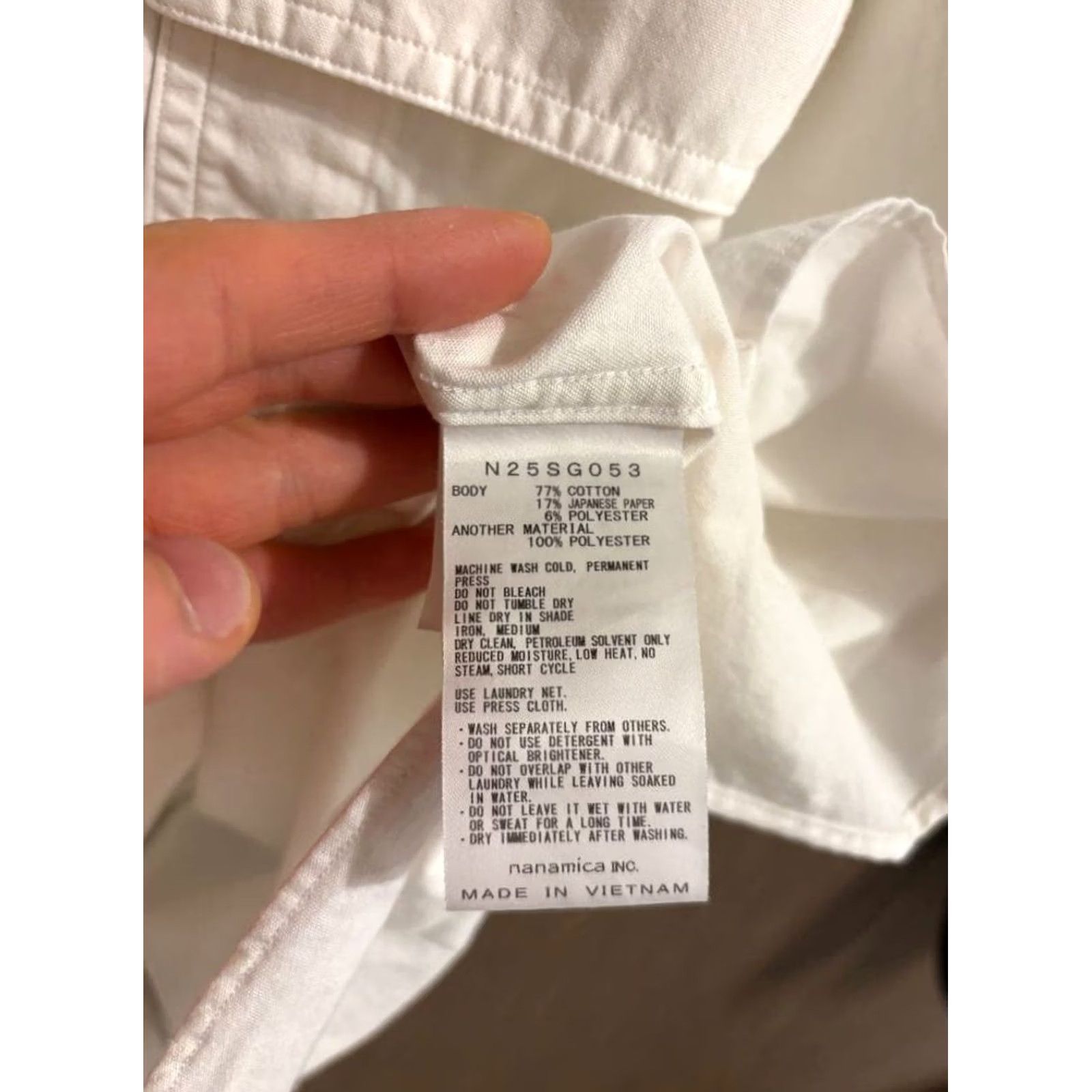 The North Face Purple Label THE NORTH FACE PURPLE LABEL Button-Down Field S/S Shirt M White Men Shirt Size US M / EU 48-50 / 2 - 5 Thumbnail