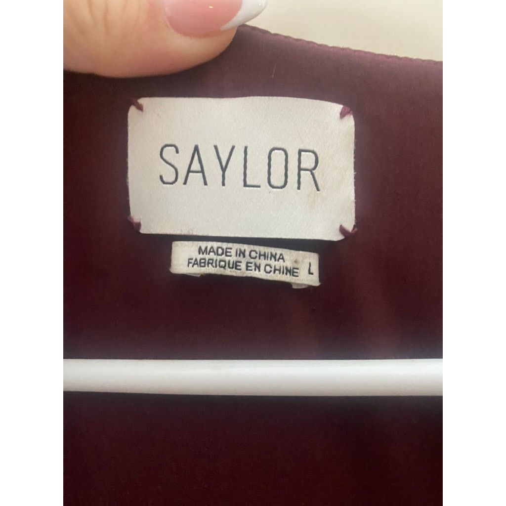 Saylor SAYLOR Allison Long Sleeve Tiered Midi Dress In Multi L Size L / US 10 / IT 46 - 4 Thumbnail