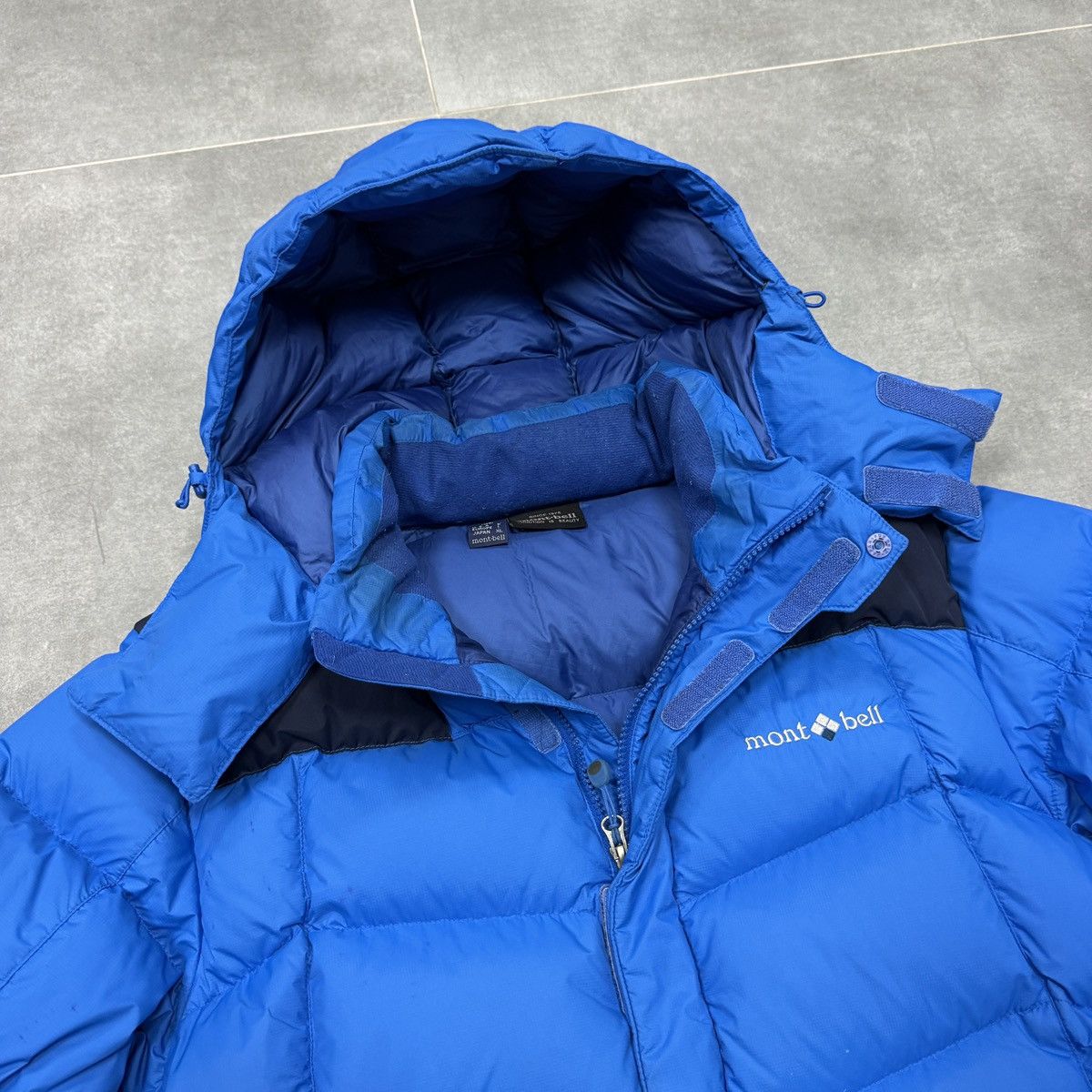 Montbell Montbell EX800 Blue Down Windstopper Jacket Men Size L Size US L / EU 52-54 / 3 - 14 Thumbnail