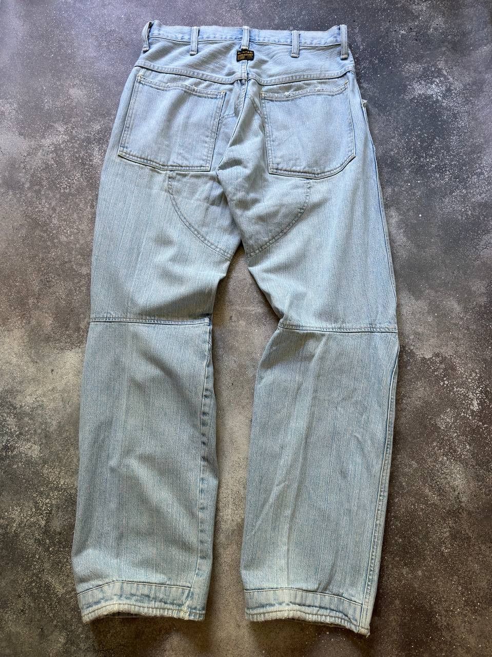 G-Star × Japanese Brand G-Star Raw Vintage Single Knee Denim Jeans Size US 30 / EU 46 - 5 Thumbnail