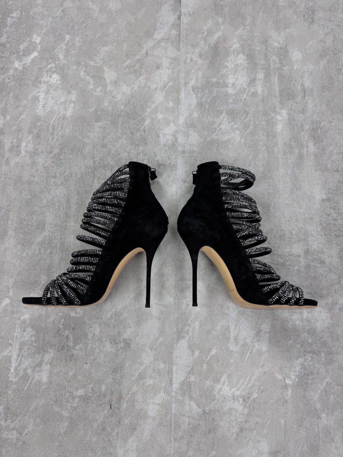 Casadei Casadei open crystal ankle high heels Women’s size 40 Size US 9 / IT 39 - 3 Thumbnail