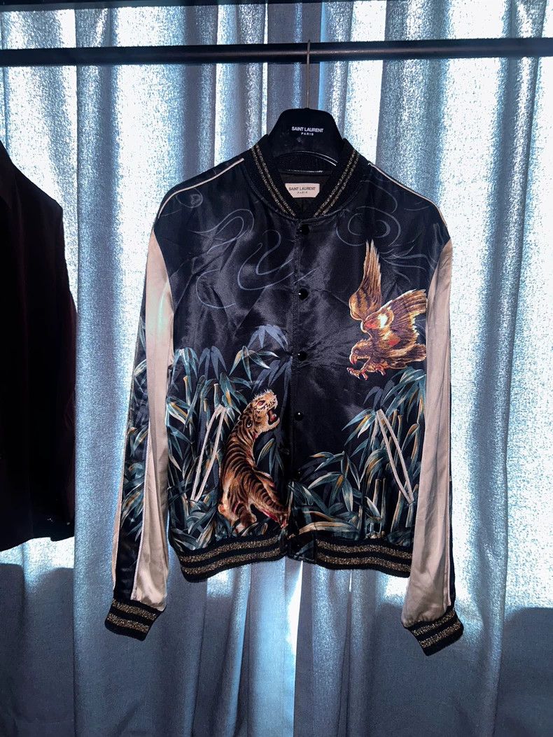 Saint Laurent Paris Saint Laurent Paris 2016 SS Show Tiger Hawk Jacket Size US M / EU 48-50 / 2 - 1 Thumbnail