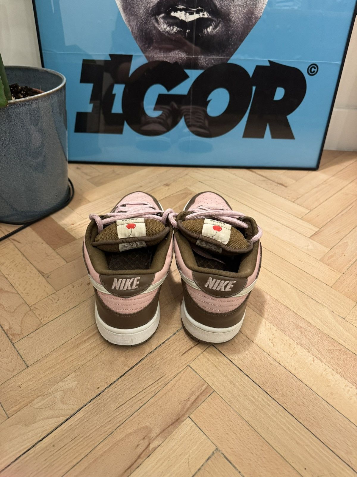 Nike × Stussy Nike SB Dunk Low Stussy Cherry Size US 11 / EU 44 - 4 Thumbnail