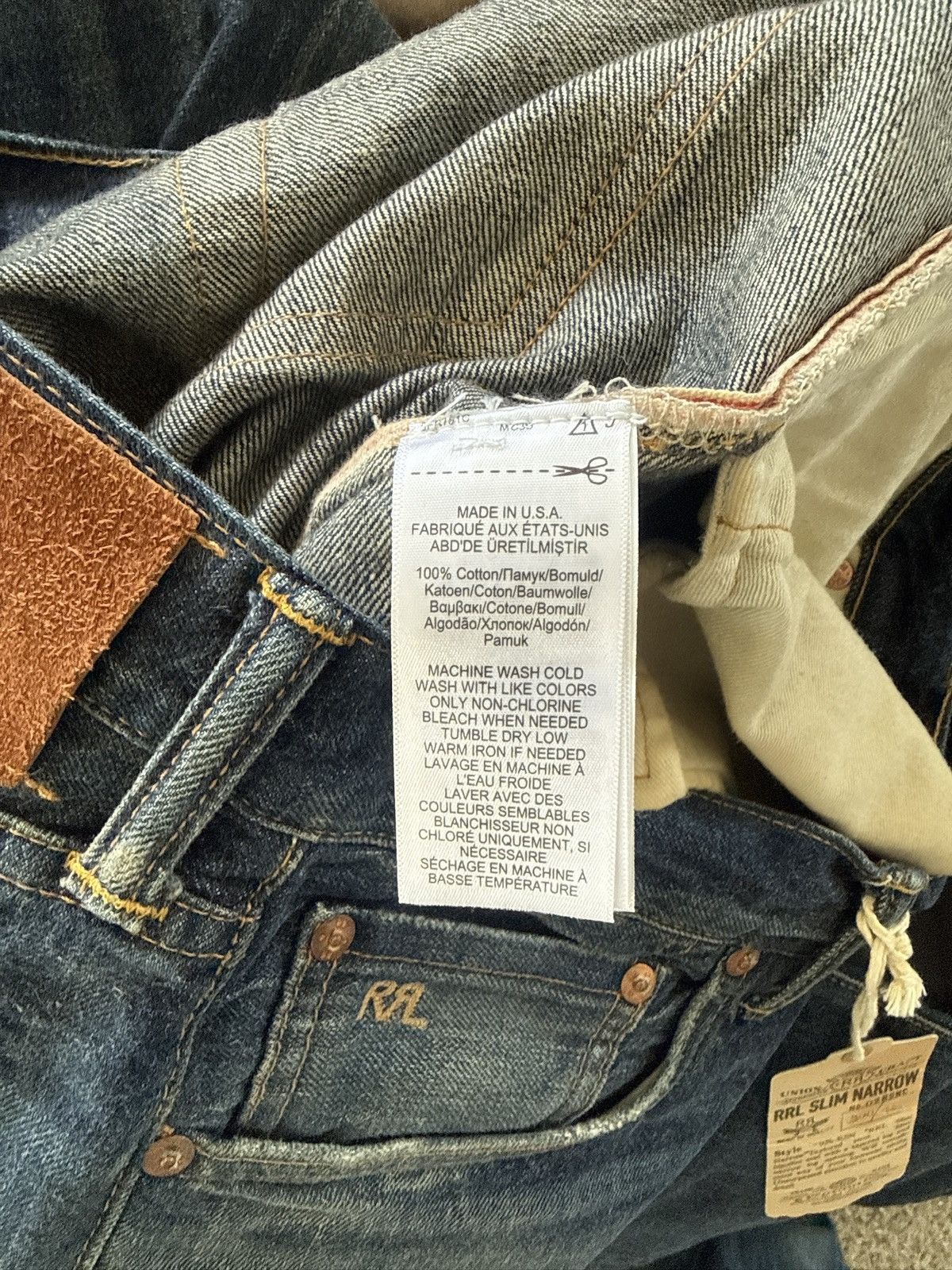 RRL Ralph Lauren Double RL RRL Distressed Selvedge Denim Size US 32 / EU 48 - 4 Thumbnail