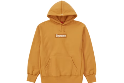 Supreme Supreme Box Logo Hoodie / Light Mustard Size US M / EU 48-50 / 2 - 2 Thumbnail