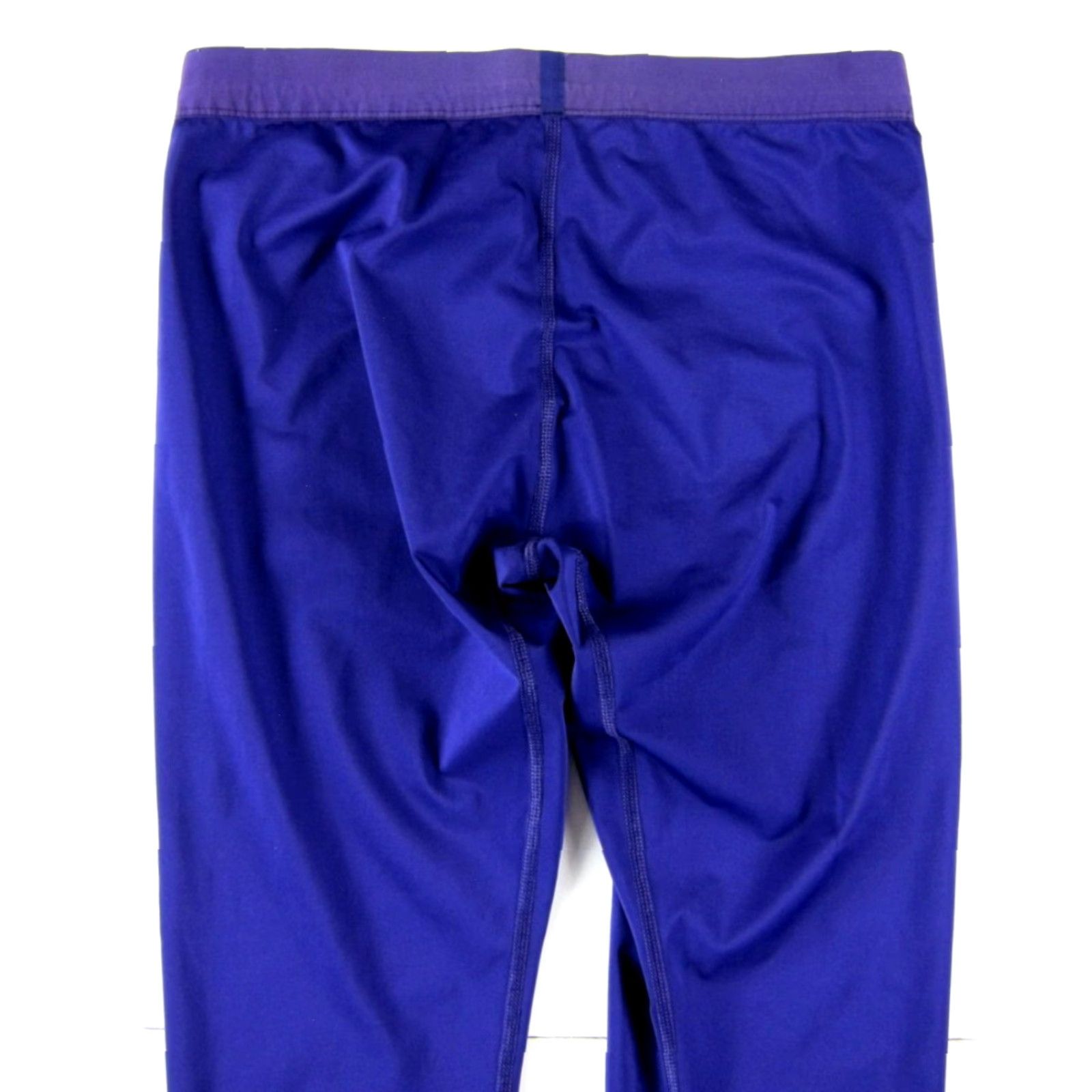 Nike VINTAGE Nike Dri-Fit Purple Stretch Zip Ankle Run Yoga Workout Legging Women LT Size 36" / US 14 / IT 50 - 5 Thumbnail