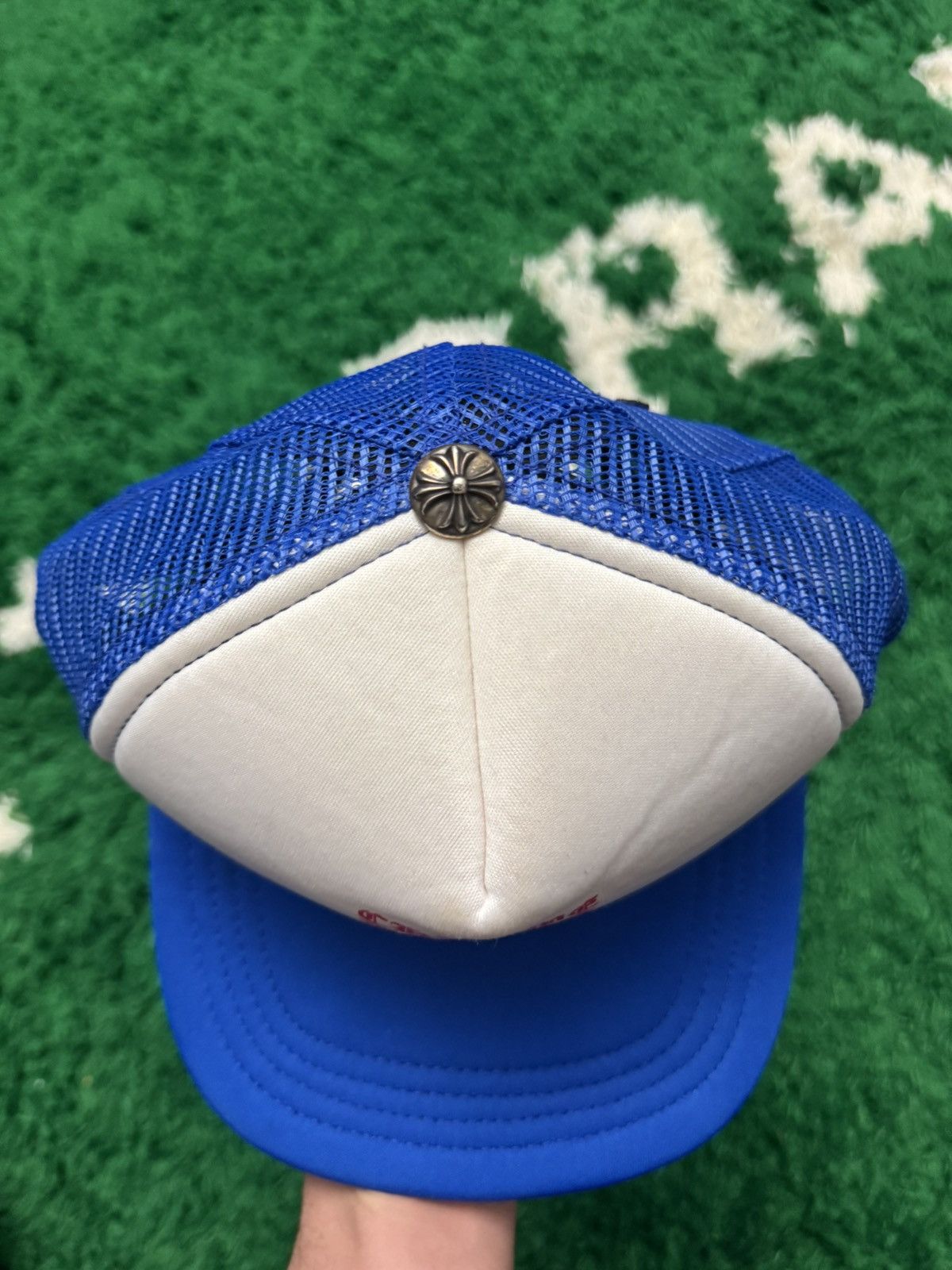 Chrome Hearts Chrome Hearts Blue Eye chart Trucker Hat🧢 Size ONE SIZE - 4 Thumbnail