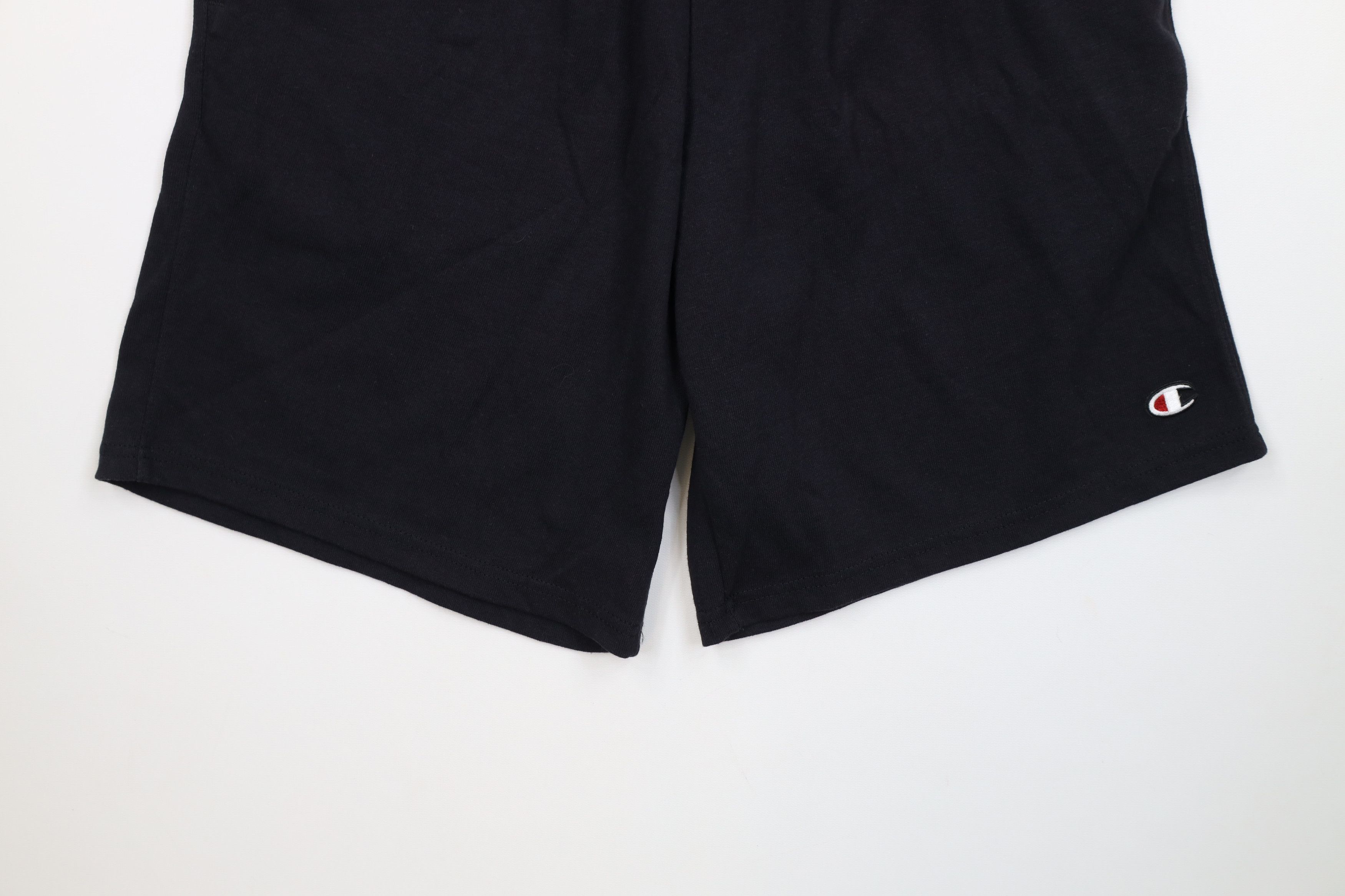 Champion Vintage Champion Logo Above Knee Heavyweight Shorts Black Size US 32 / EU 48 - 4 Thumbnail