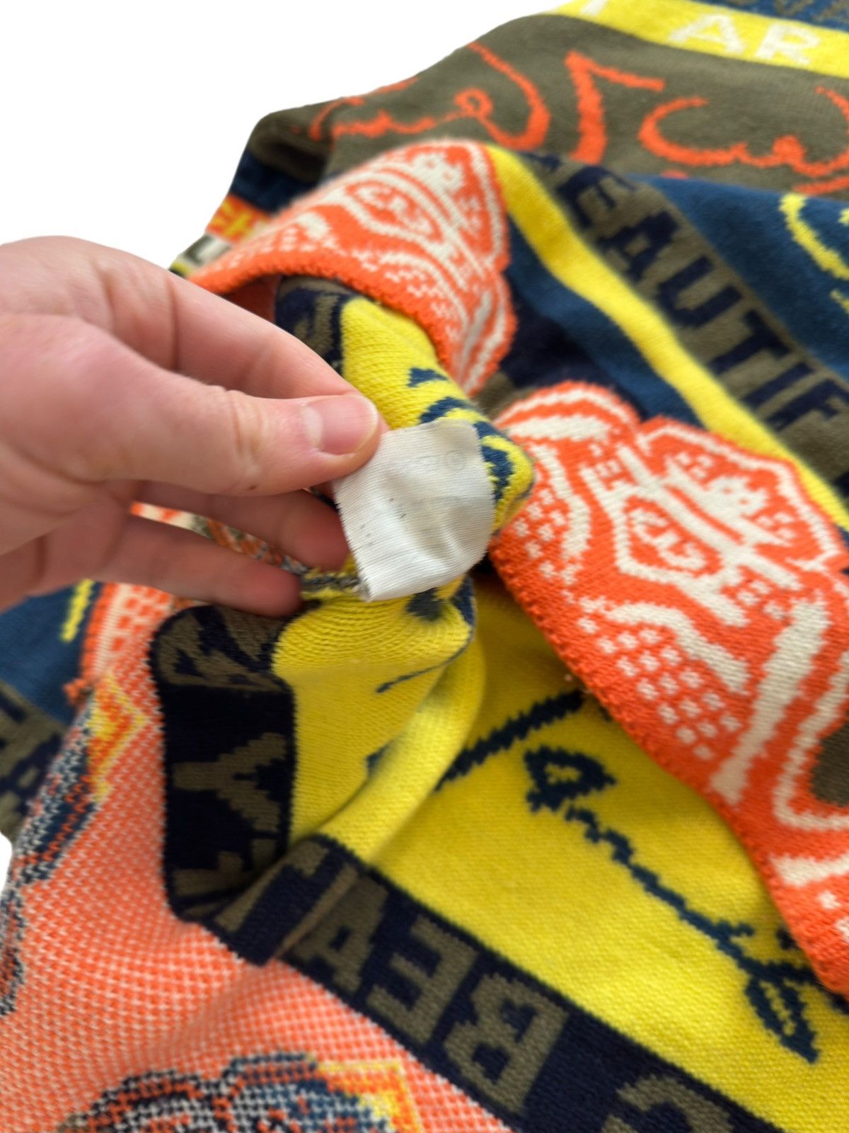 Walter Van Beirendonck 1986~ Horny Languages Oversized Knit Size US L / EU 52-54 / 3 - 13 Thumbnail