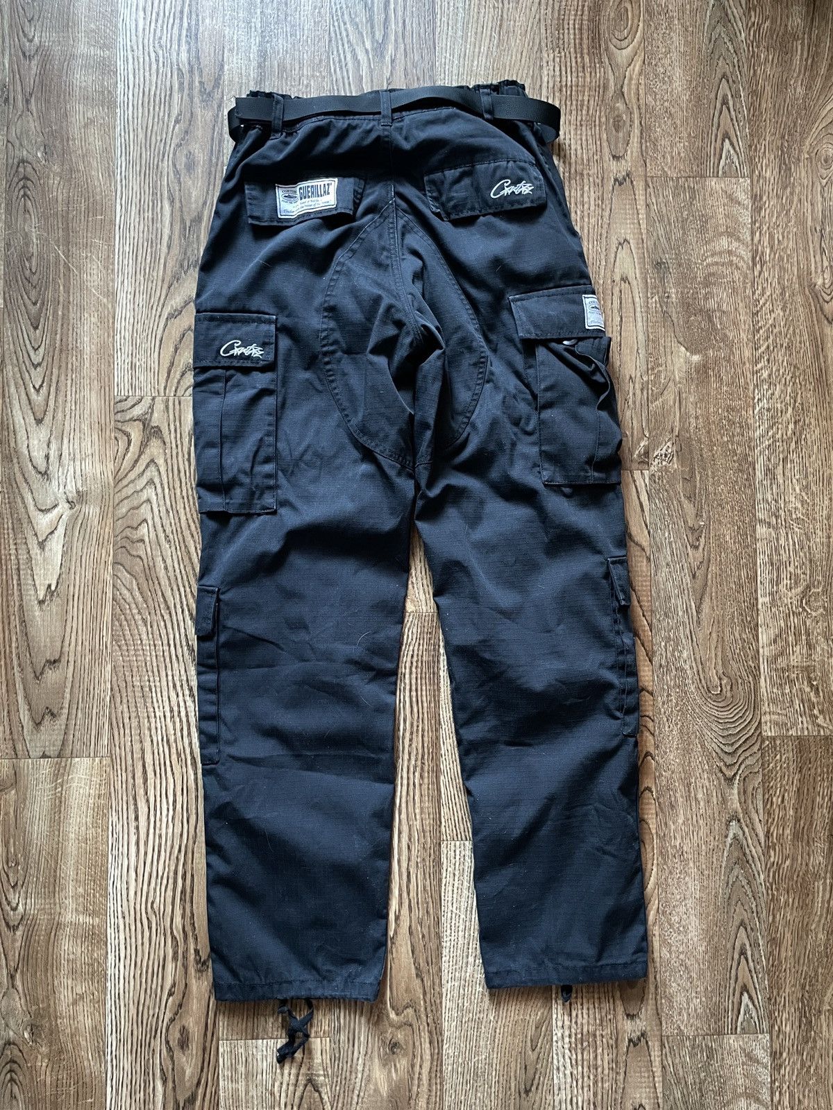 Corteiz Vintage Corteiz Cargo Pants Black Big Logo Size US 30 / EU 46 - 5 Thumbnail