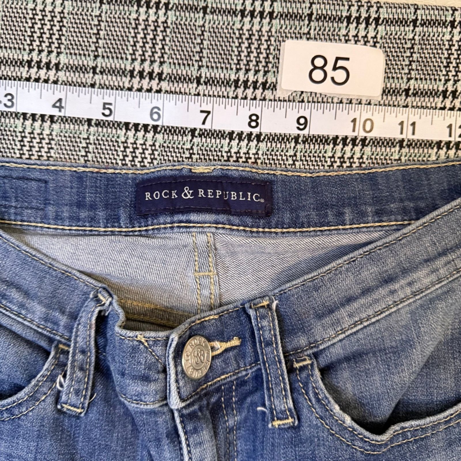 Rock & Republic Rock & Republic Women's Jeans Light Blue Denim Kendall 8 Size 30" / US 8 / IT 44 - 4 Thumbnail