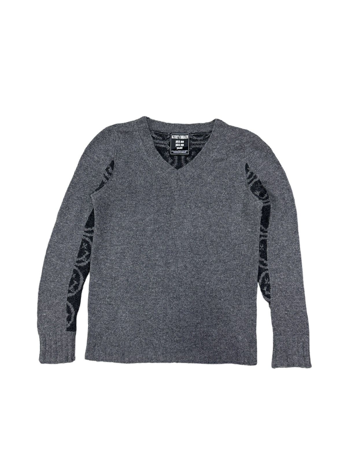 Hysteric Glamour HYSTERIC GLAMOUR KURT COBAIN PICK ME WOOL JUMPER SWEATSHIRT Size US M / EU 48-50 / 2 - 2 Thumbnail