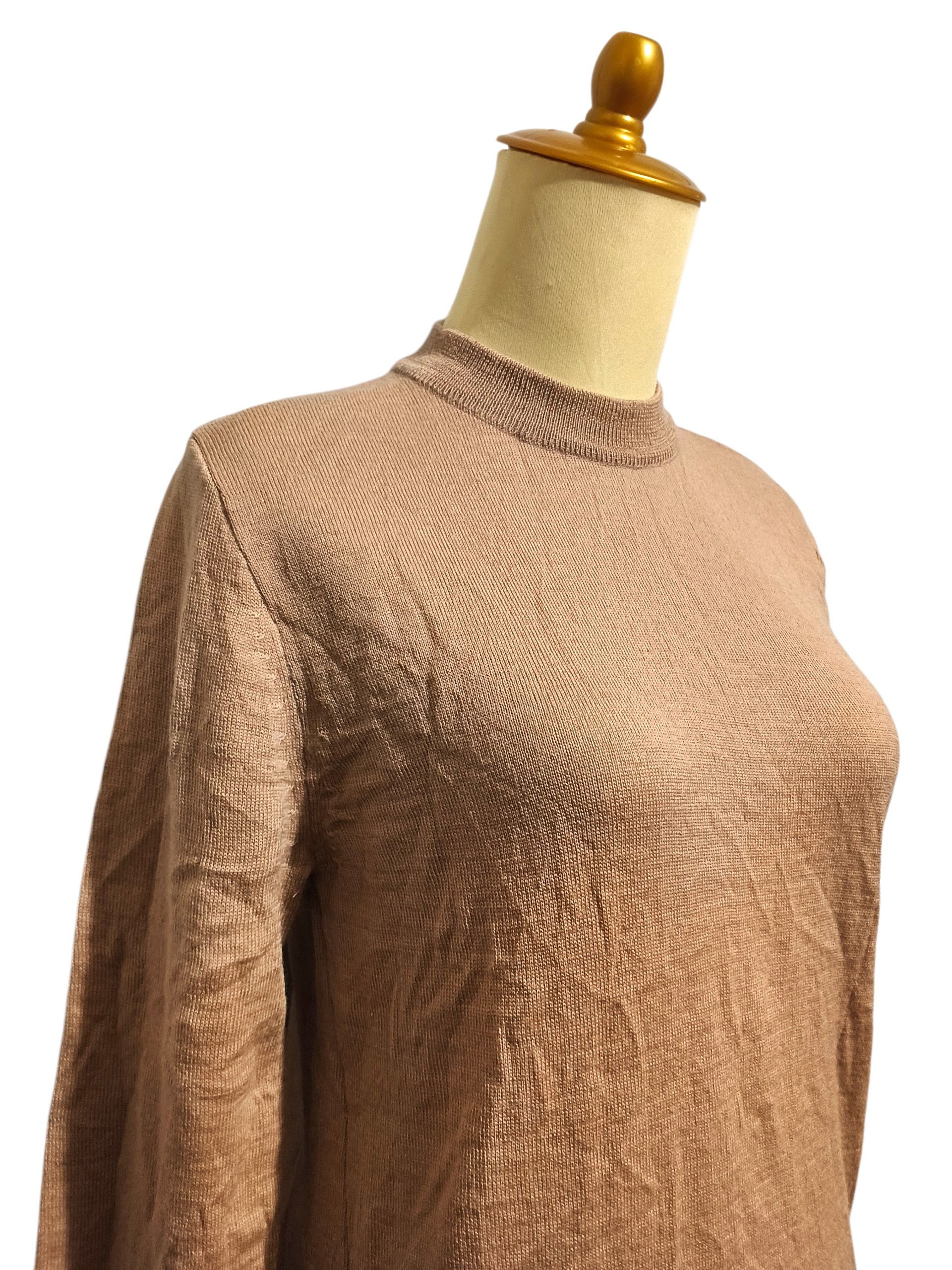 Hussein Chalayan Chalayan Minimalist Fine Knit Mock Neck Sweater Size M / US 6-8 / IT 42-44 - 4 Thumbnail
