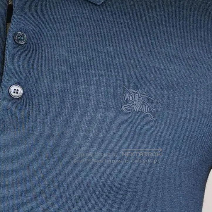 Burberry Burberry Wool Silk Blend Short Sleeve Polo . Size US S / EU 44-46 / 1 - 2 Thumbnail
