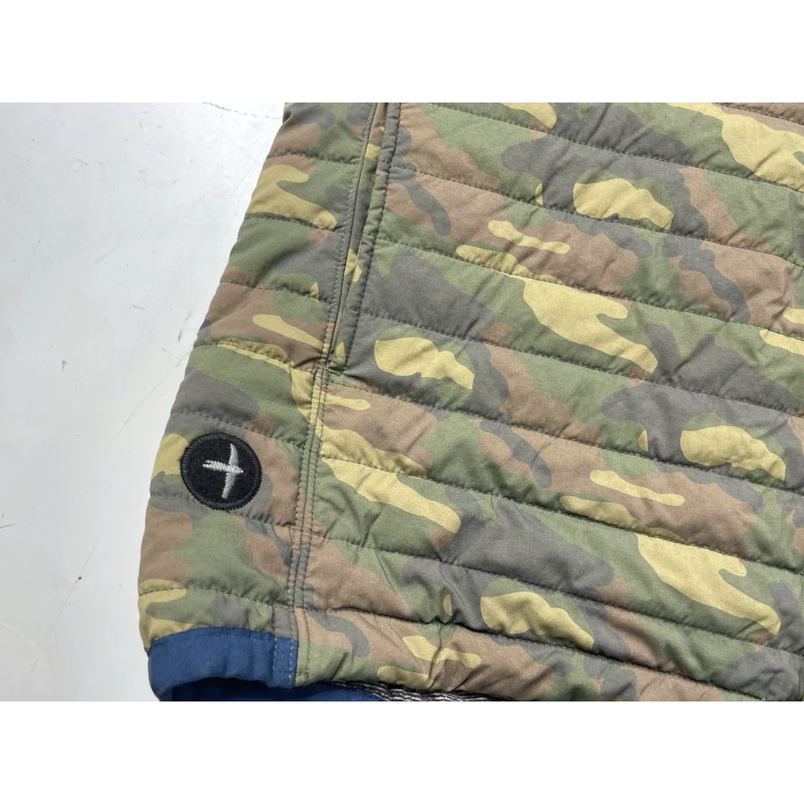 Relwen Relwen Jacket Mens L Camo Quilted Windzip Snap Zip Outdoor Hiking Size US L / EU 52-54 / 3 - 6 Thumbnail