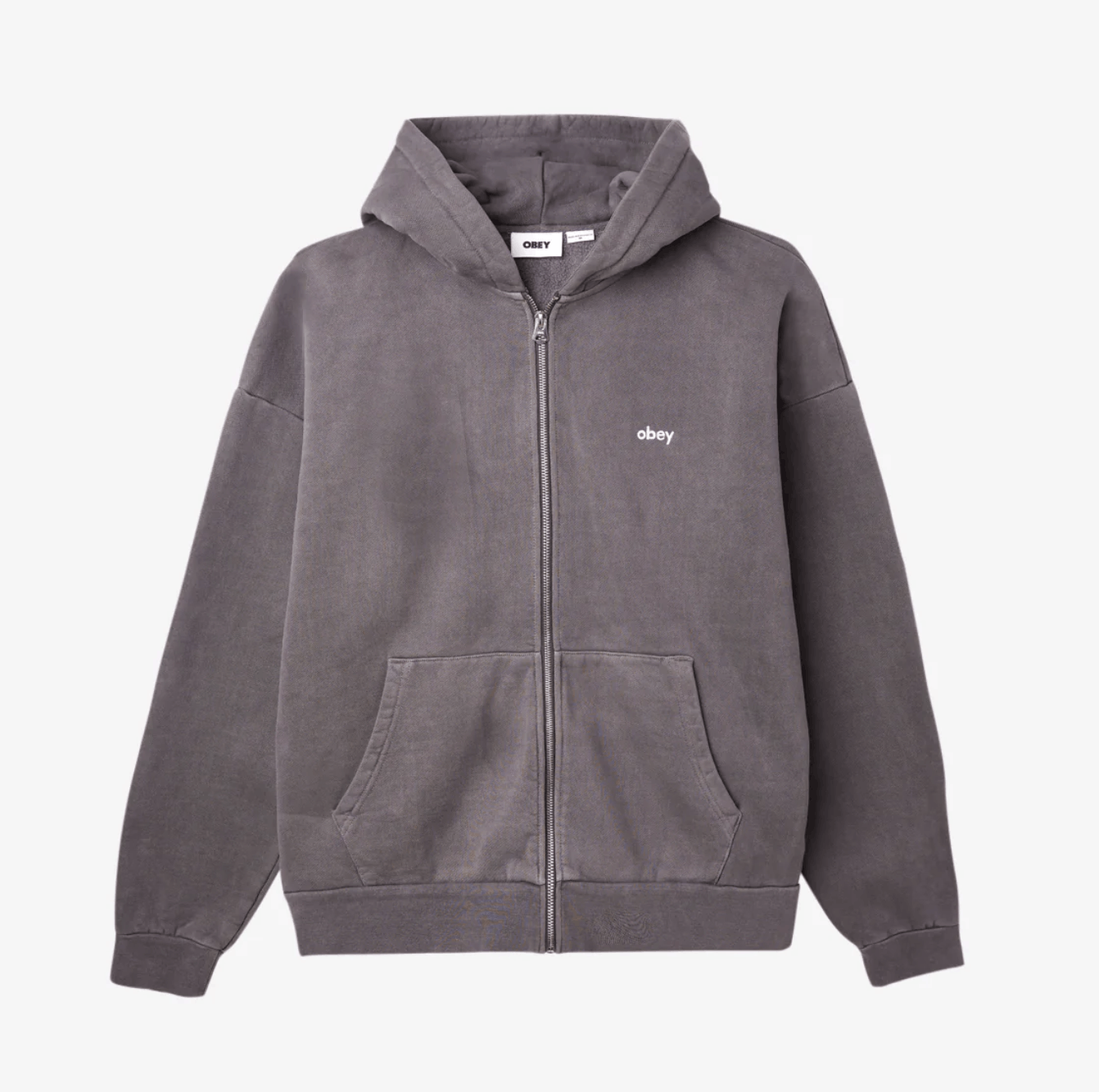 Obey OBEY Lowercase Pigment Zip Hood XXL Size US XXL / EU 58 / 5 - 1 Thumbnail