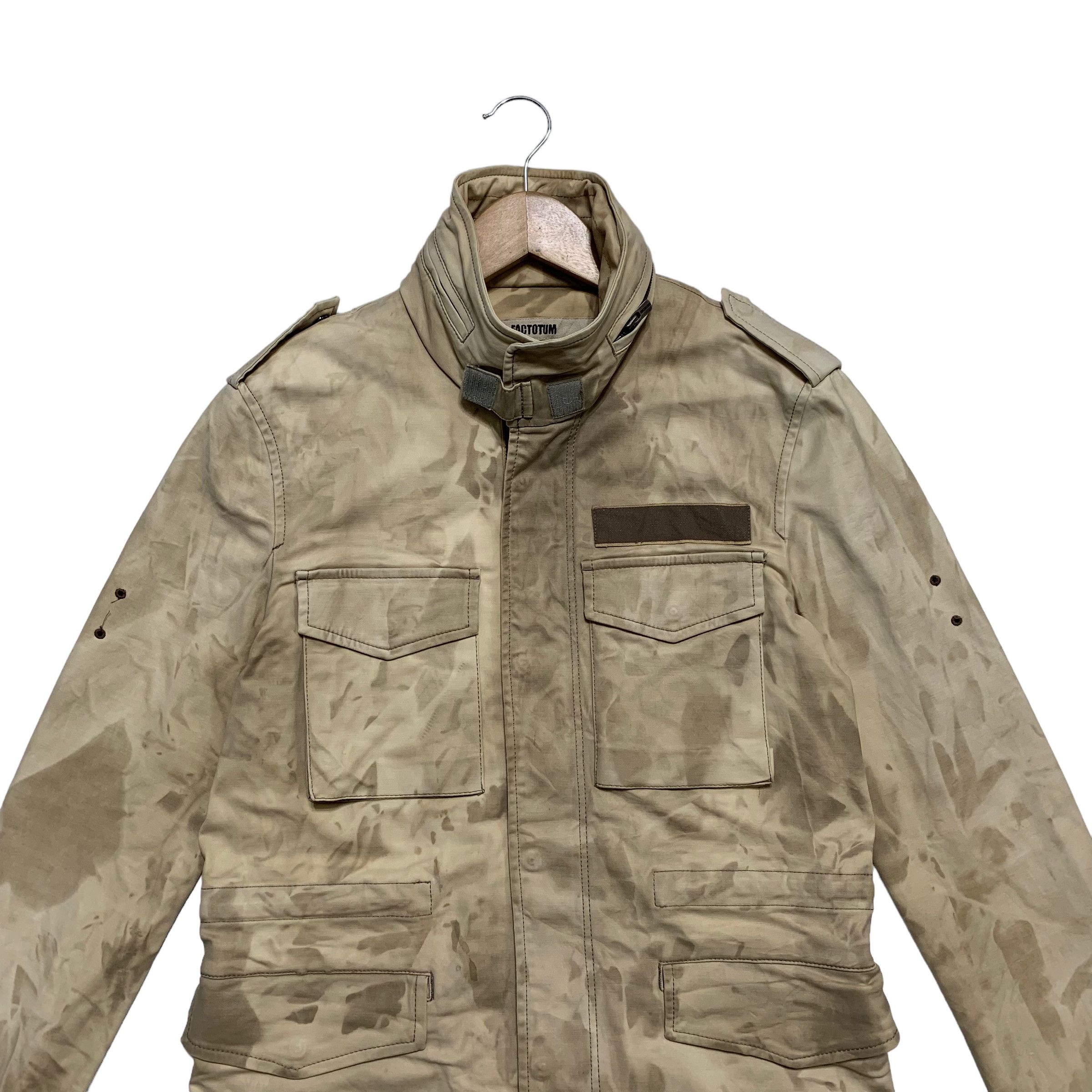 FACTOTUM Factotum Multipocket Acid Wash Jacket Size US S / EU 44-46 / 1 - 4 Thumbnail