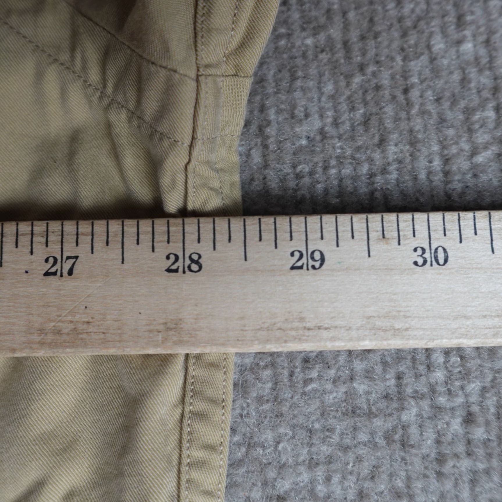 Polo Ralph Lauren VINTAGE Polo Ralph Lauren Shirt 2XL Beige GI Epaulets Cotton Blend Shirt (2XL, Beige, Button-Up, Men) Size US XXL / EU 58 / 5 - 3 Thumbnail