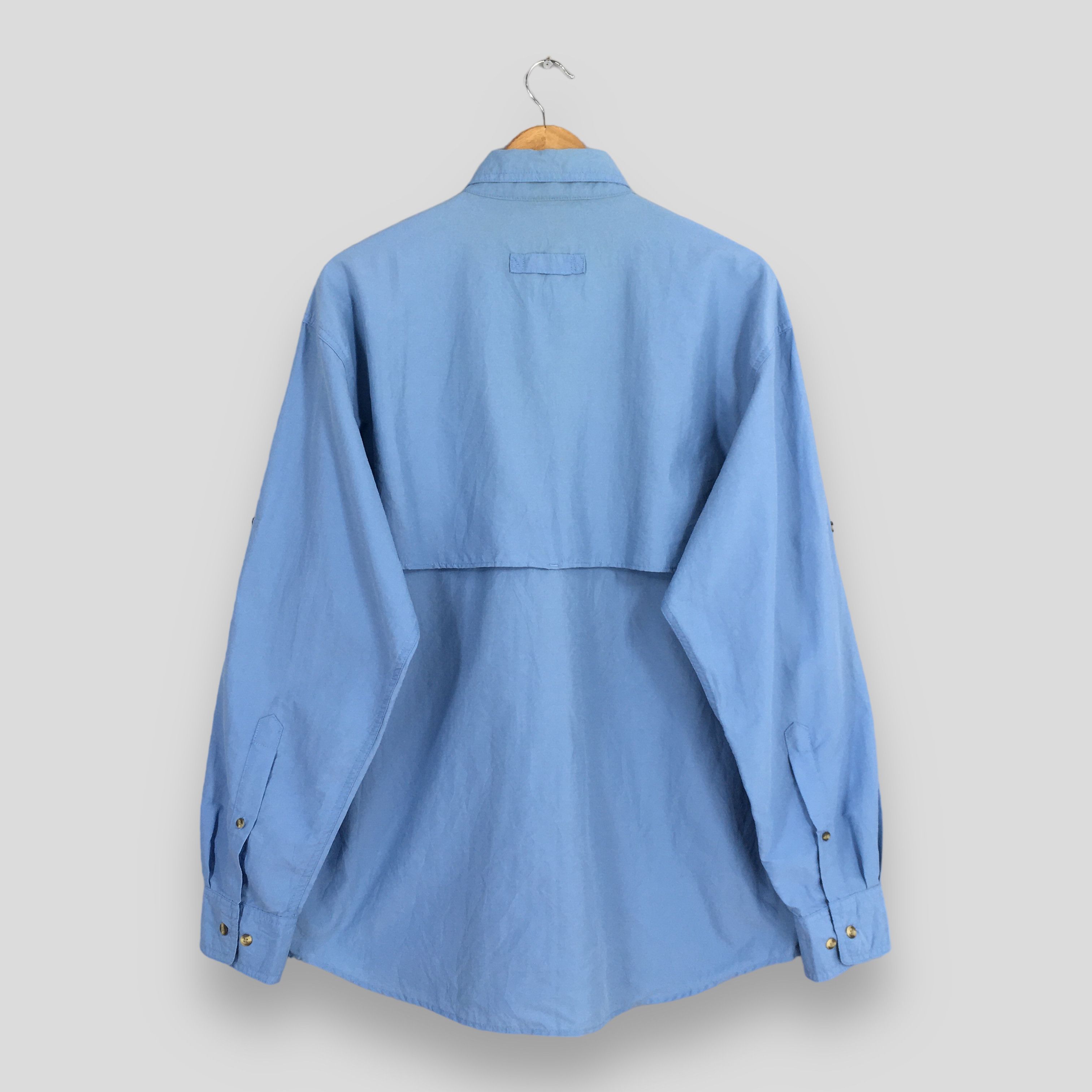 L.L. Bean × Vintage Vintage LL Bean Flannel Blue Plain Shirt XLarge Size US XL / EU 56 / 4 - 6 Thumbnail