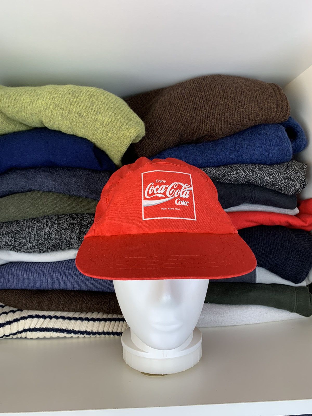 Vintage Vintage Coca Cola Coke Cap Hat Size ONE SIZE - 1 Thumbnail