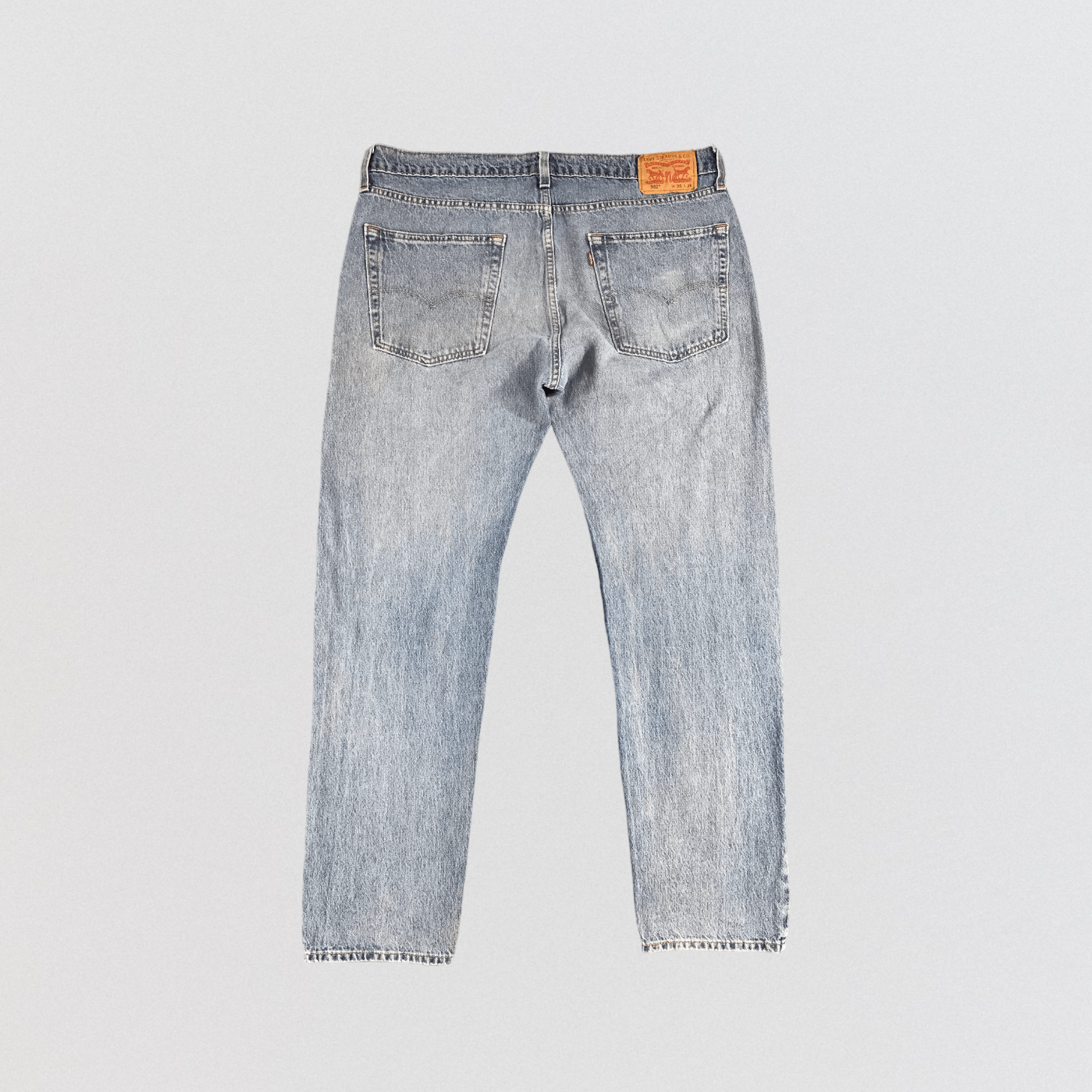Levi's × Vintage Vintage Blue Wash Levis 502 Jeans-JM1237 Size US 39 - 2 Thumbnail