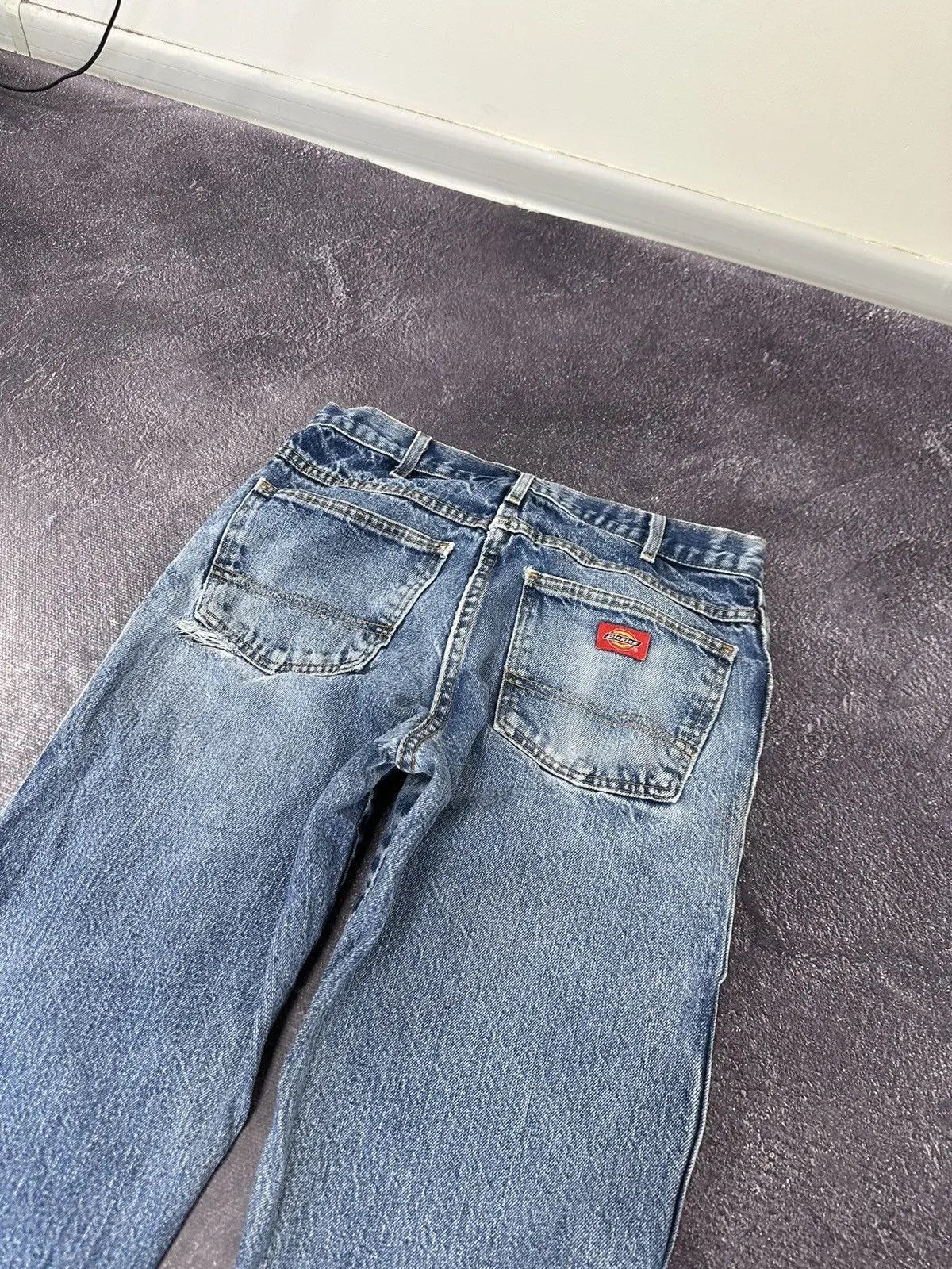 Dickies × Vintage Vintage Dickies USA Faded Blue Hype Work Denim Jeans Size US 32 / EU 48 - 5 Thumbnail