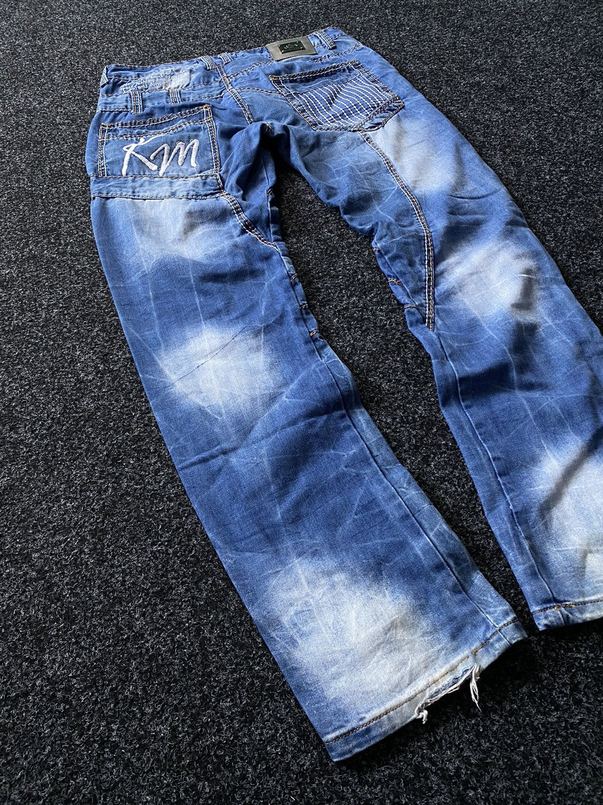 Japanese Brand × Rock Revival Y2K Kosmo Lupo Denim Jeans Blue Multipockets Rare Size 34 Size US 34 / EU 50 - 9 Thumbnail