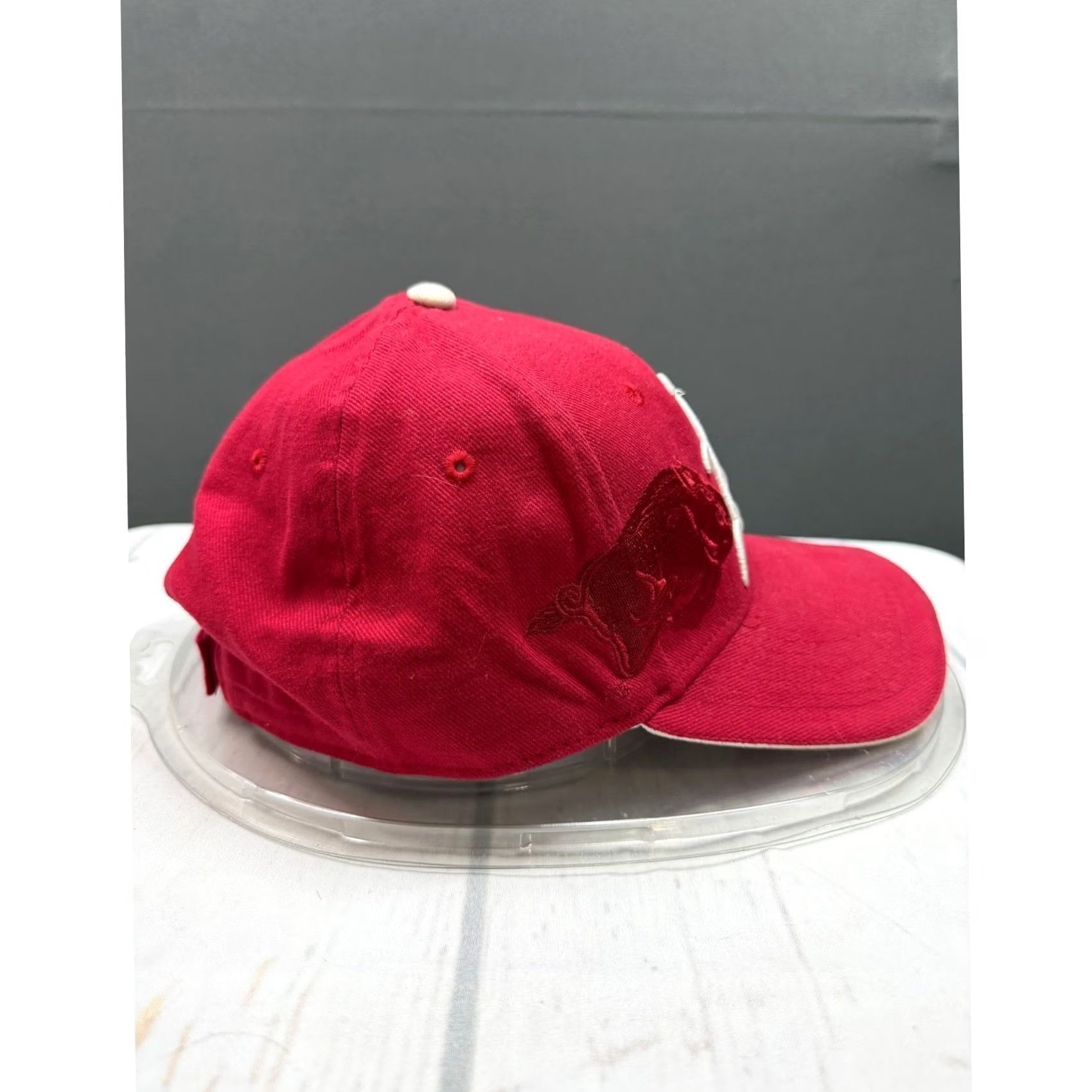 NCAA NCAA Signatures Hat Mens One Size Red Arkansas Razorbacks Adjustable Baseball Cap OSFM Size ONE SIZE - 5 Thumbnail