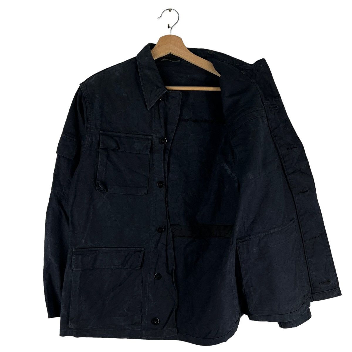Japanese Brand 🔥VINTAGE MILITARY CARGO JACKET MULTI POCKET UTILITY ARMY Size US M / EU 48-50 / 2 - 8 Thumbnail