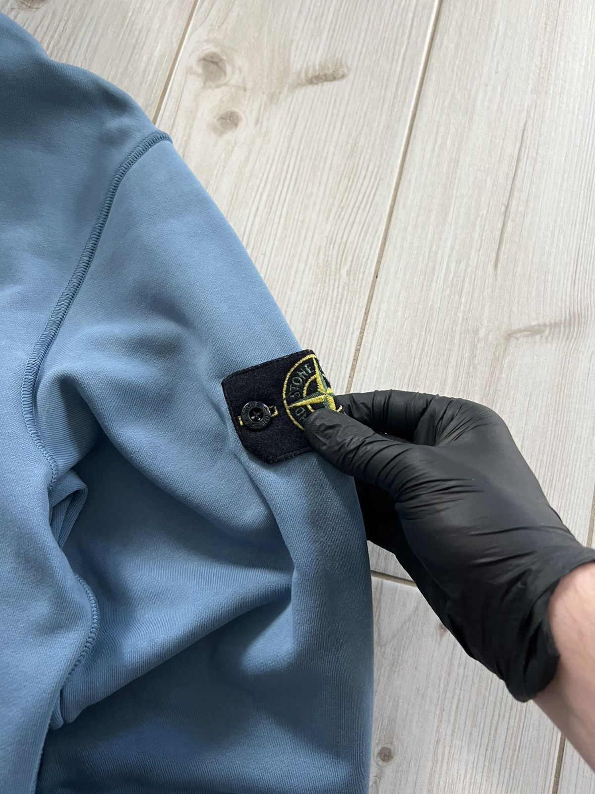 Stone Island Stone Island Hoodie Basic Blue Patch Authentic Size US L / EU 52-54 / 3 - 7 Thumbnail