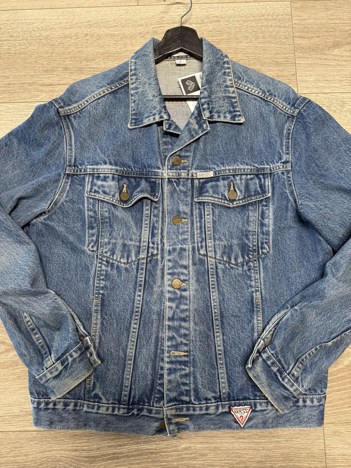 Guess Vintage Guess Denim jacket Size US L / EU 52-54 / 3 - 1 Thumbnail