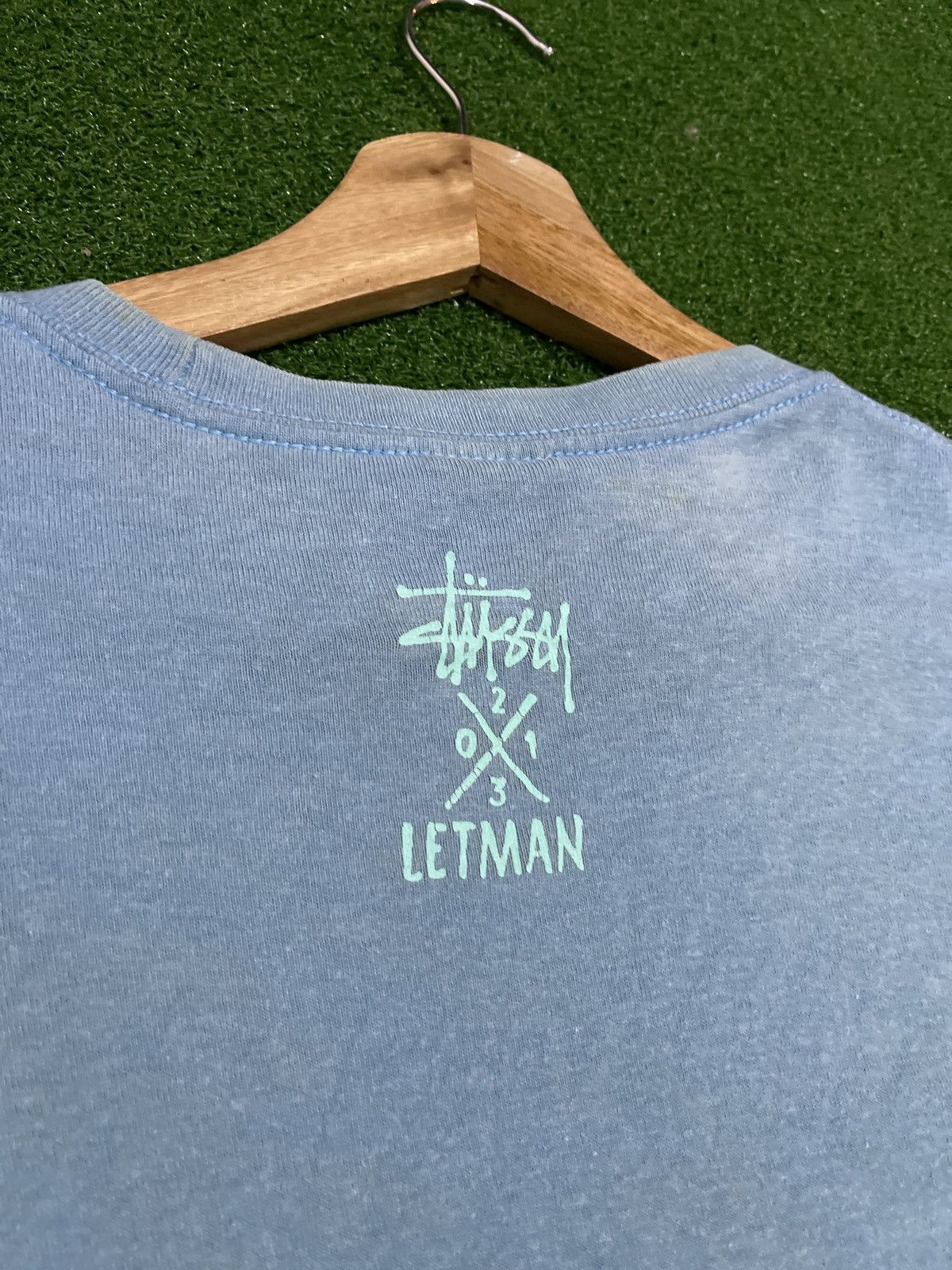 Stussy VINTAGE STUSSY X LETMAN ART TEE VERY RARE Size US S / EU 44-46 / 1 - 2 Thumbnail