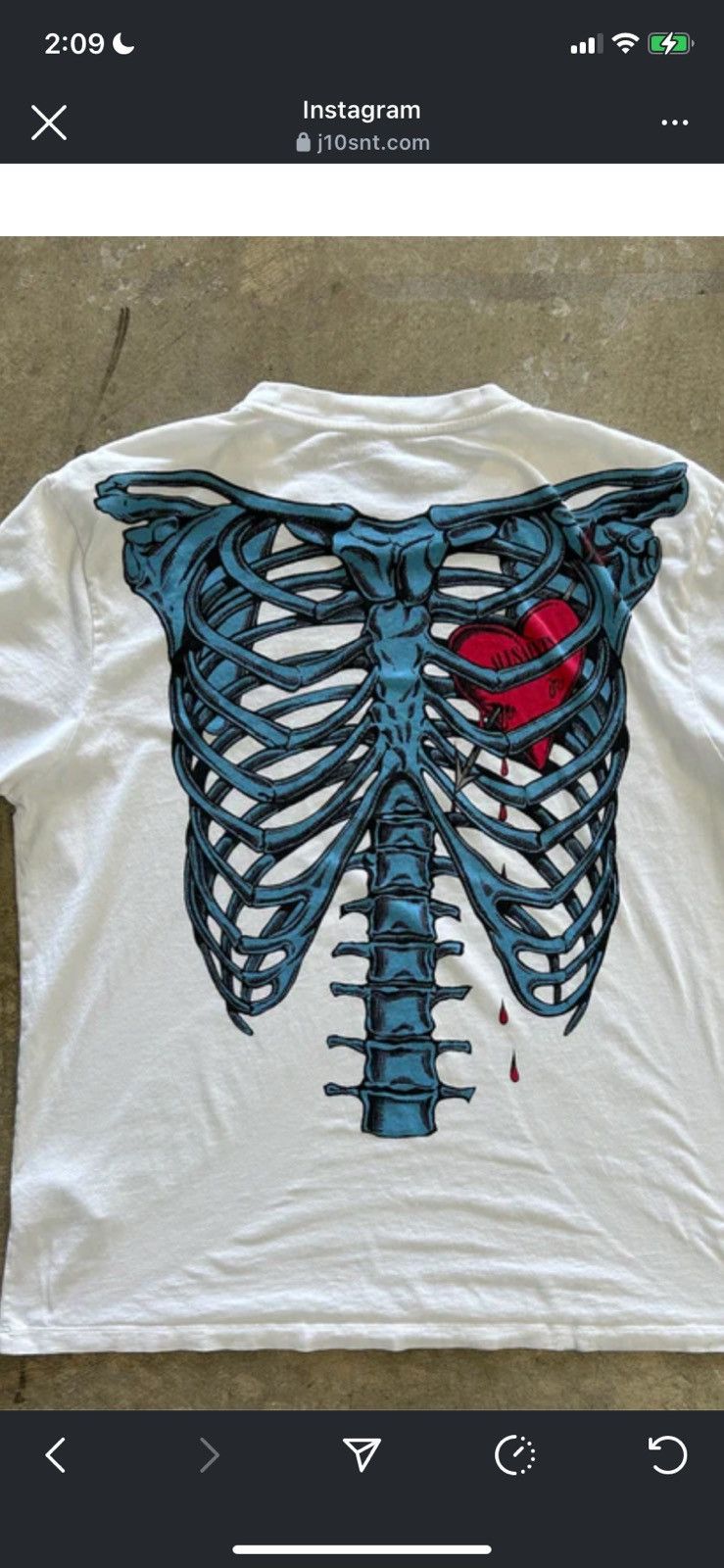 Allsaints Allsaints Heart White Tee Size US M / EU 48-50 / 2 - 2 Thumbnail