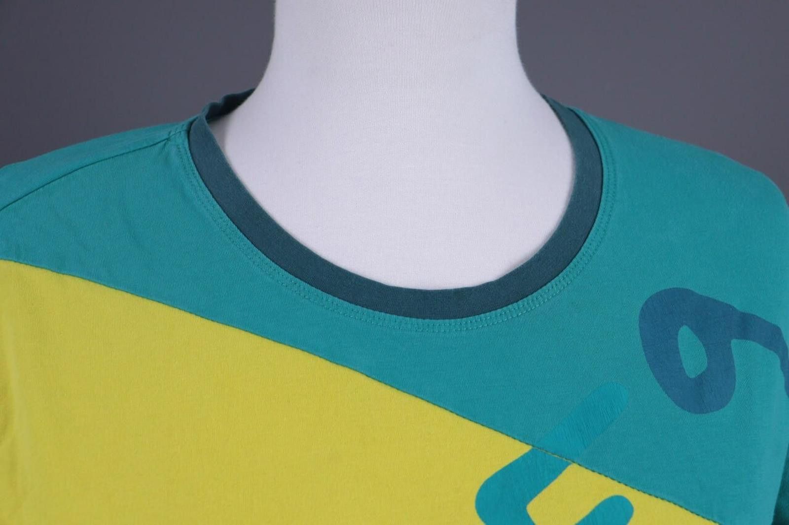 Zadig & Voltaire E9 Green Coloblock Short Sleeve Summer T-Shirt Size S Size S / US 4 / IT 40 - 6 Thumbnail