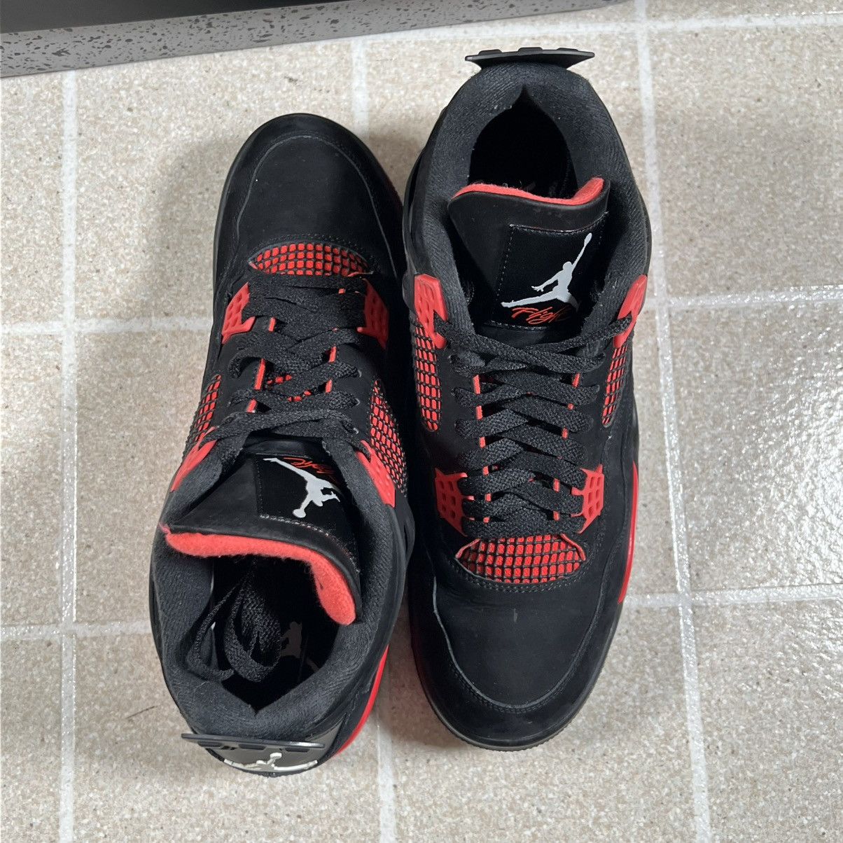 Jordan Brand Size 12 - Air Jordan 4 Retro Mid Red Thunder (CT8527-016) Size US 12 / EU 45 - 6 Thumbnail