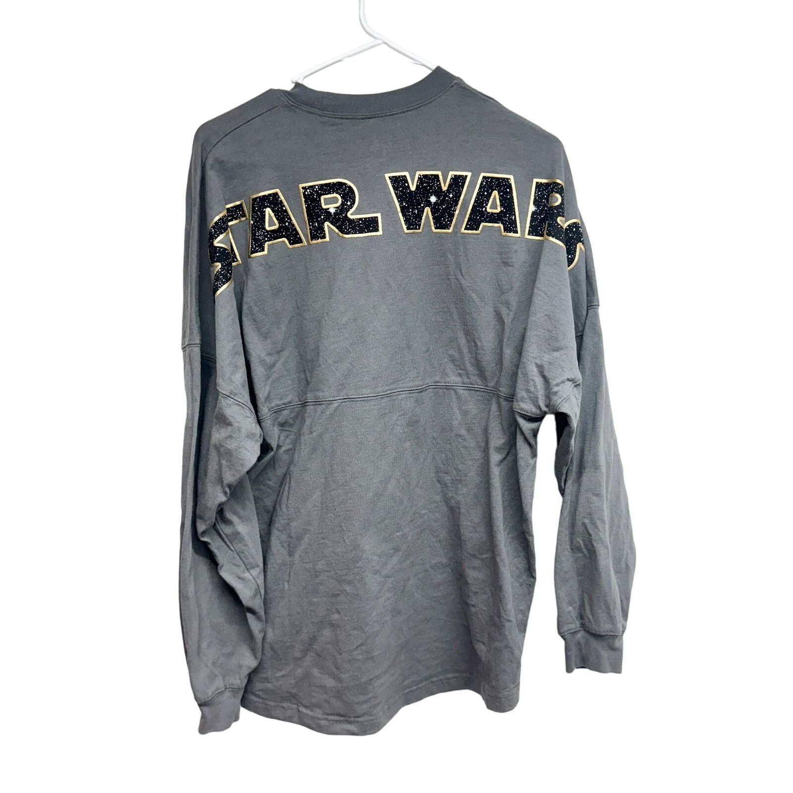 Disney Parks Star Wars Spirit Jersey Galaxys Edge Gray shops Gold