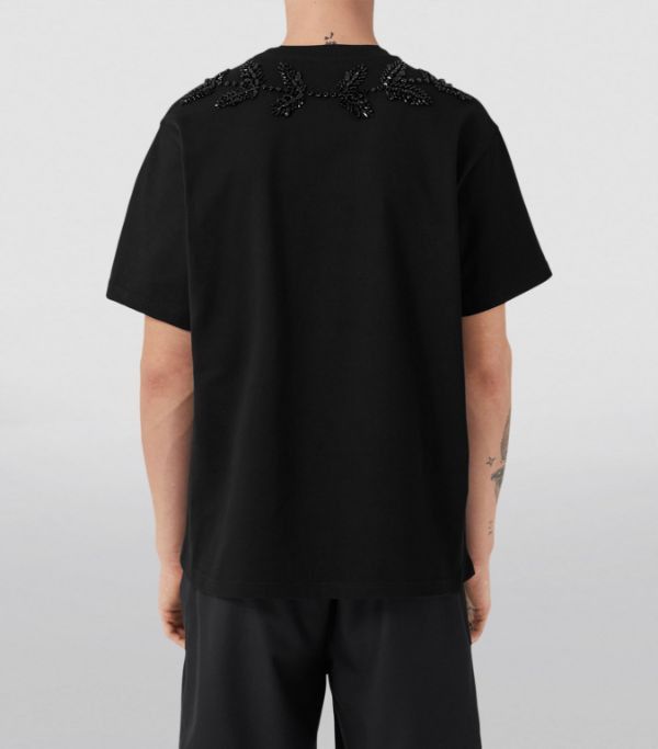 Burberry o1w1db10824 Oak Leaf Crest T-Shirt in Black Size US XL / EU 56 / 4 - 3 Thumbnail