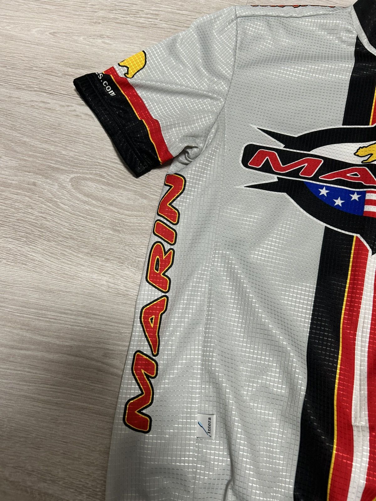 Other 90s MARIN Bikes Cycling Jersey Grey Made In Italy Vintage Size US M / EU 48-50 / 2 - 4 Thumbnail